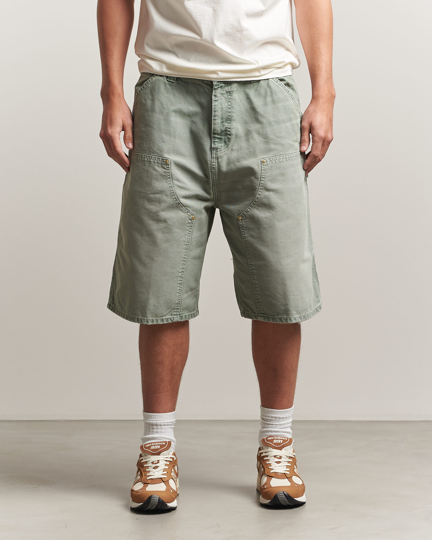 Herren | Shorts | Carhartt WIP | OG Dearborn Canvas Double Knee Shorts Shady Green