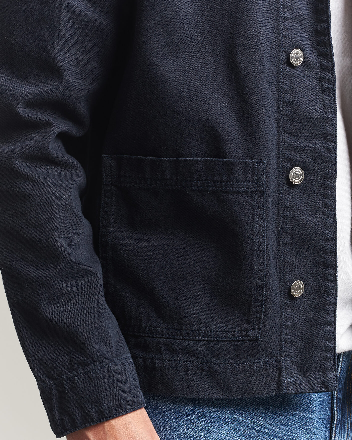 Herren | Hemden | Samsøe Samsøe | New Worker Overshirt Salute Navy