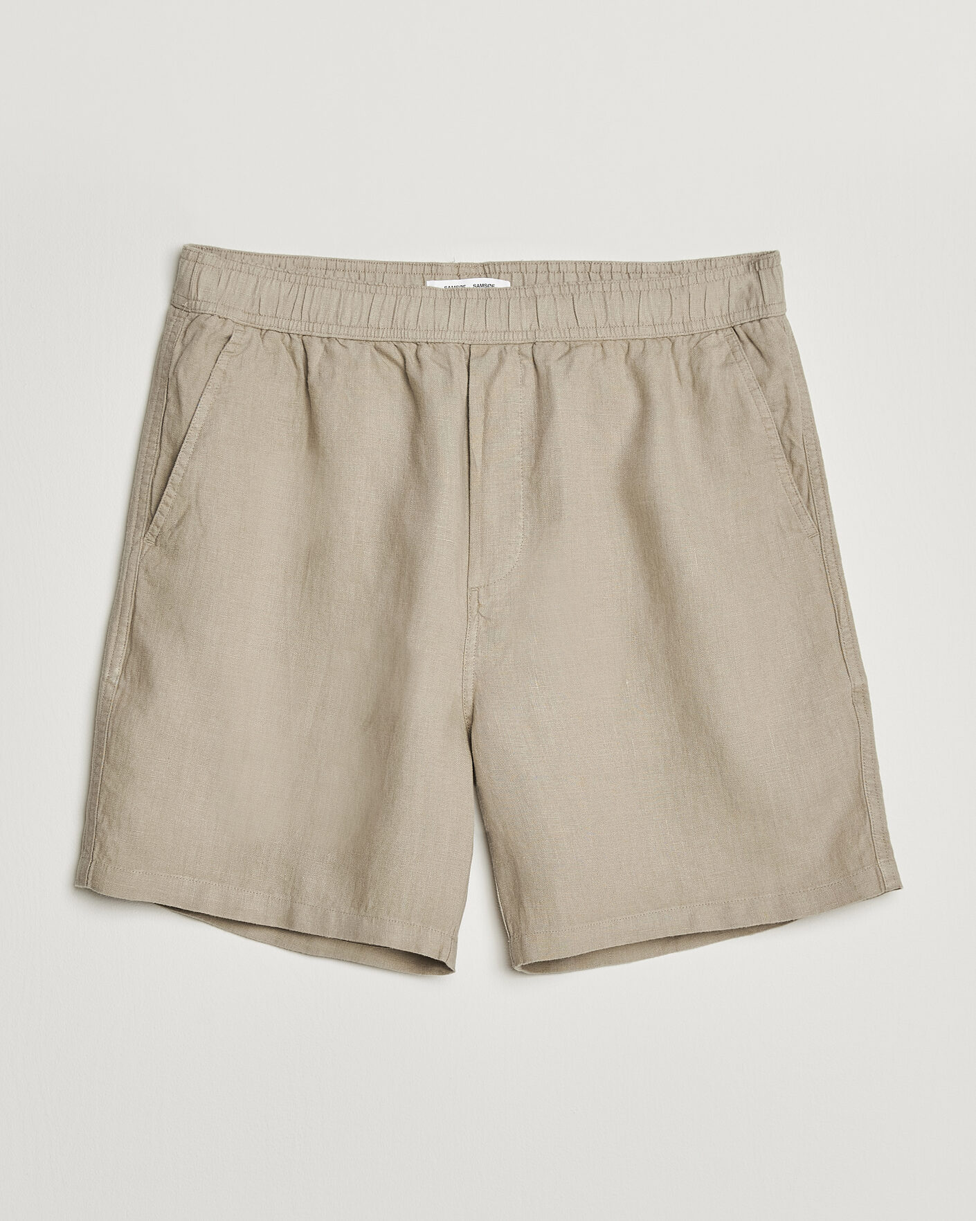 Herren | Shorts | Samsøe Samsøe | Jabari Linen Drawstring Shorts Aluminum
