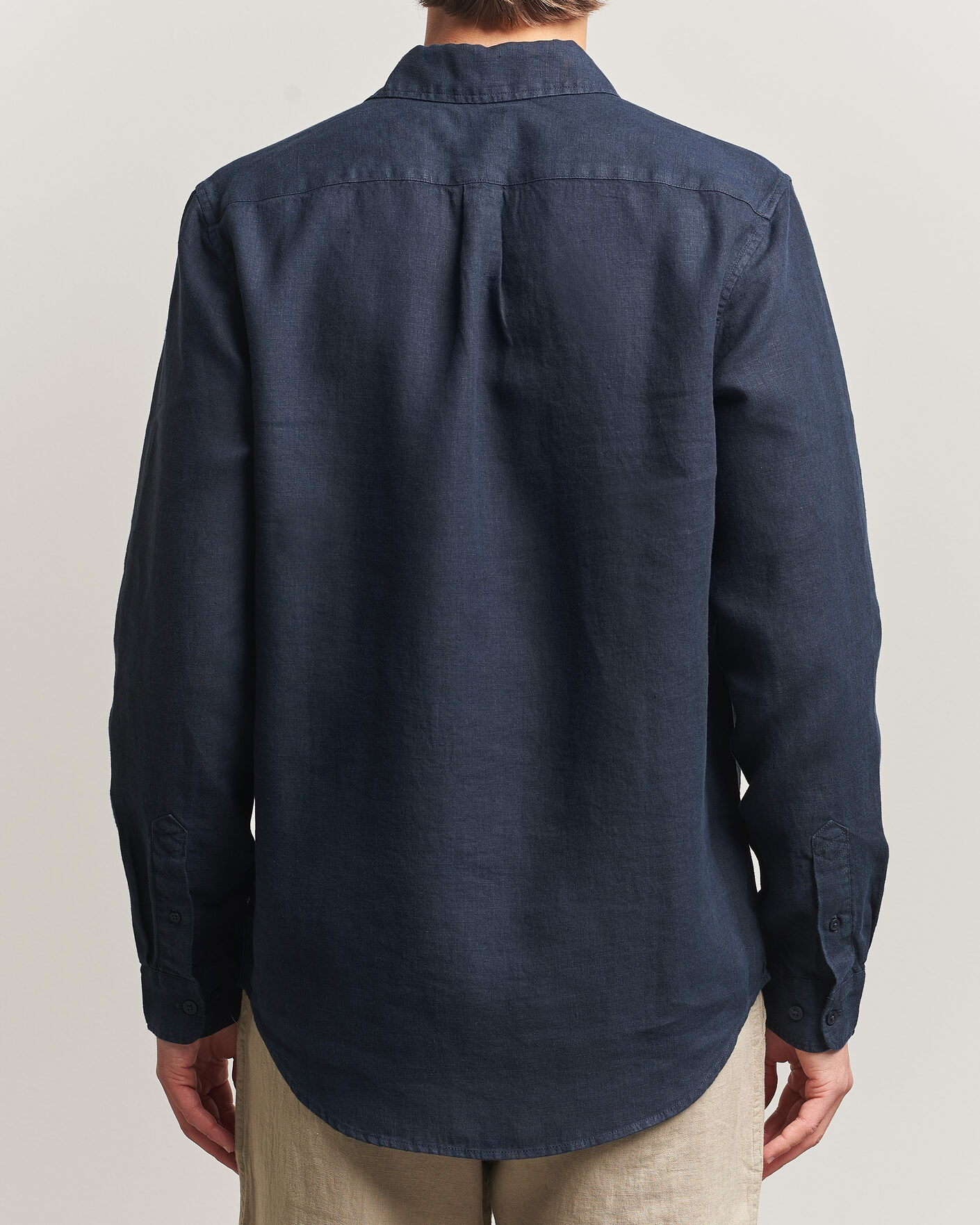 Herren | Hemden | Samsøe Samsøe | Liam Linen Shirt Salute Navy
