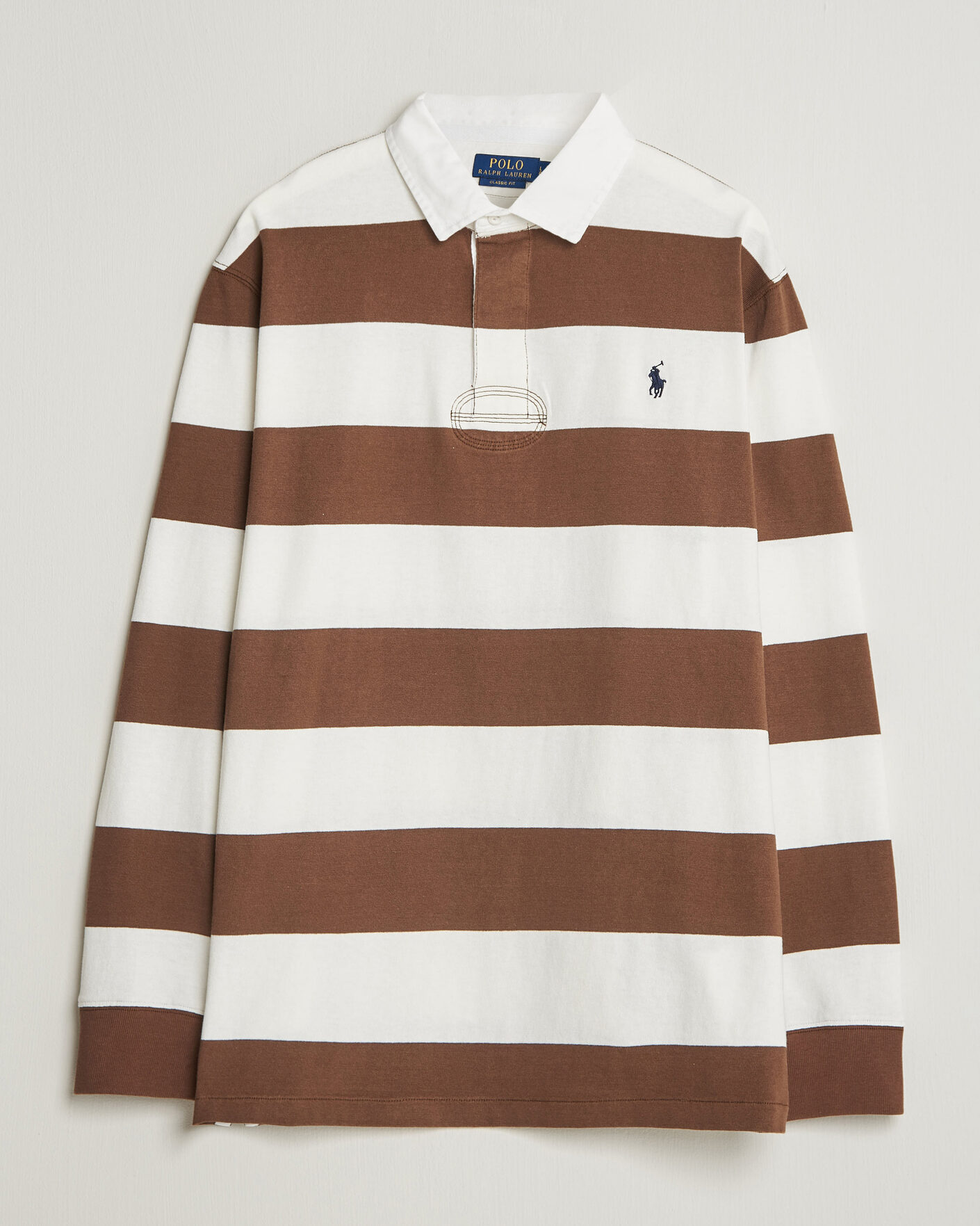 Herren | Pullover | Polo Ralph Lauren | Block Striped Rugby Pale Russet/Trophy Cream
