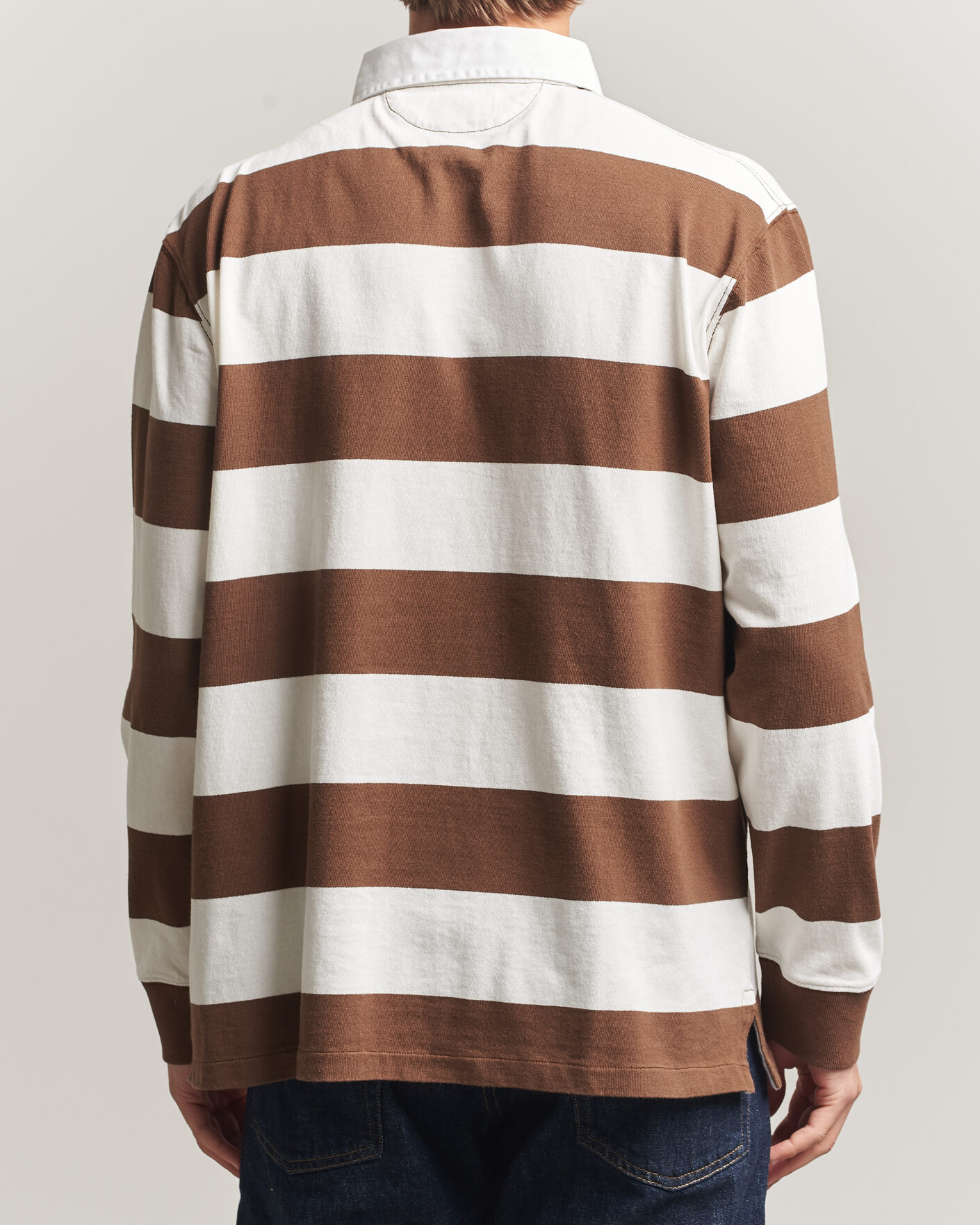Herren | Pullover | Polo Ralph Lauren | Block Striped Rugby Pale Russet/Trophy Cream
