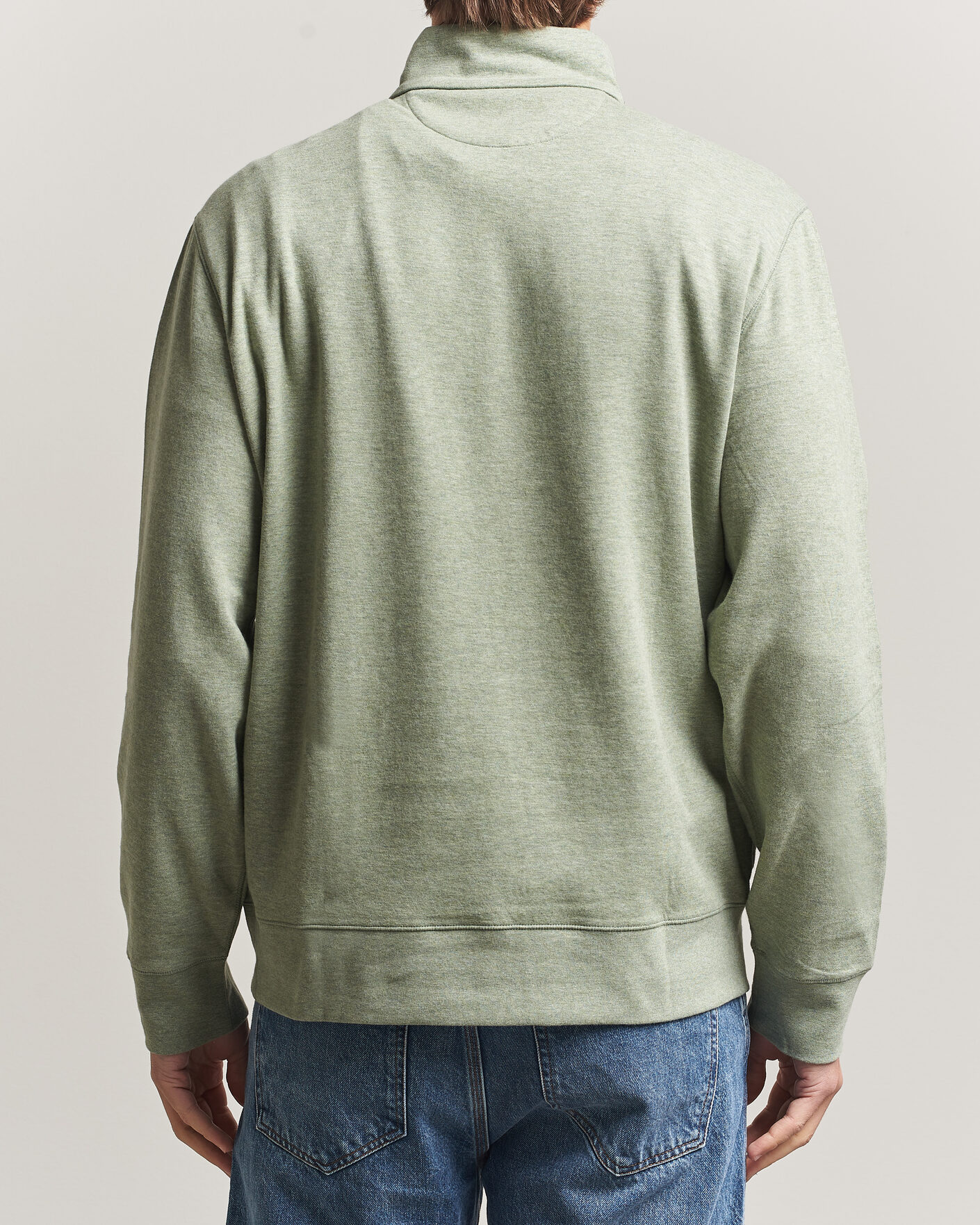 Herren | Pullover | Polo Ralph Lauren | Double Knit Half Zip Greenery Heather