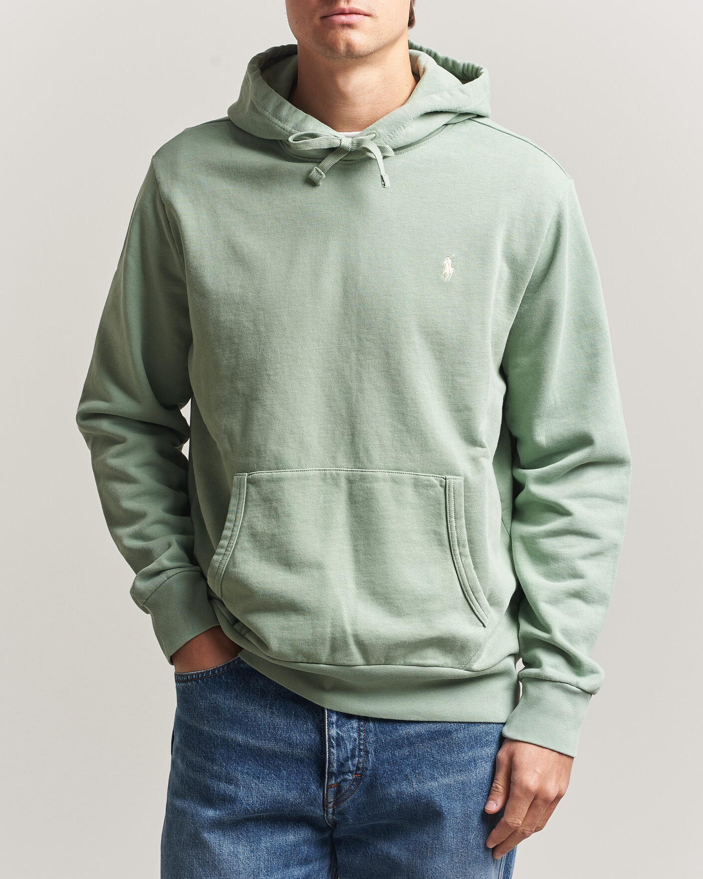Herren | Pullover | Polo Ralph Lauren | Loopback Terry Hood Light Green