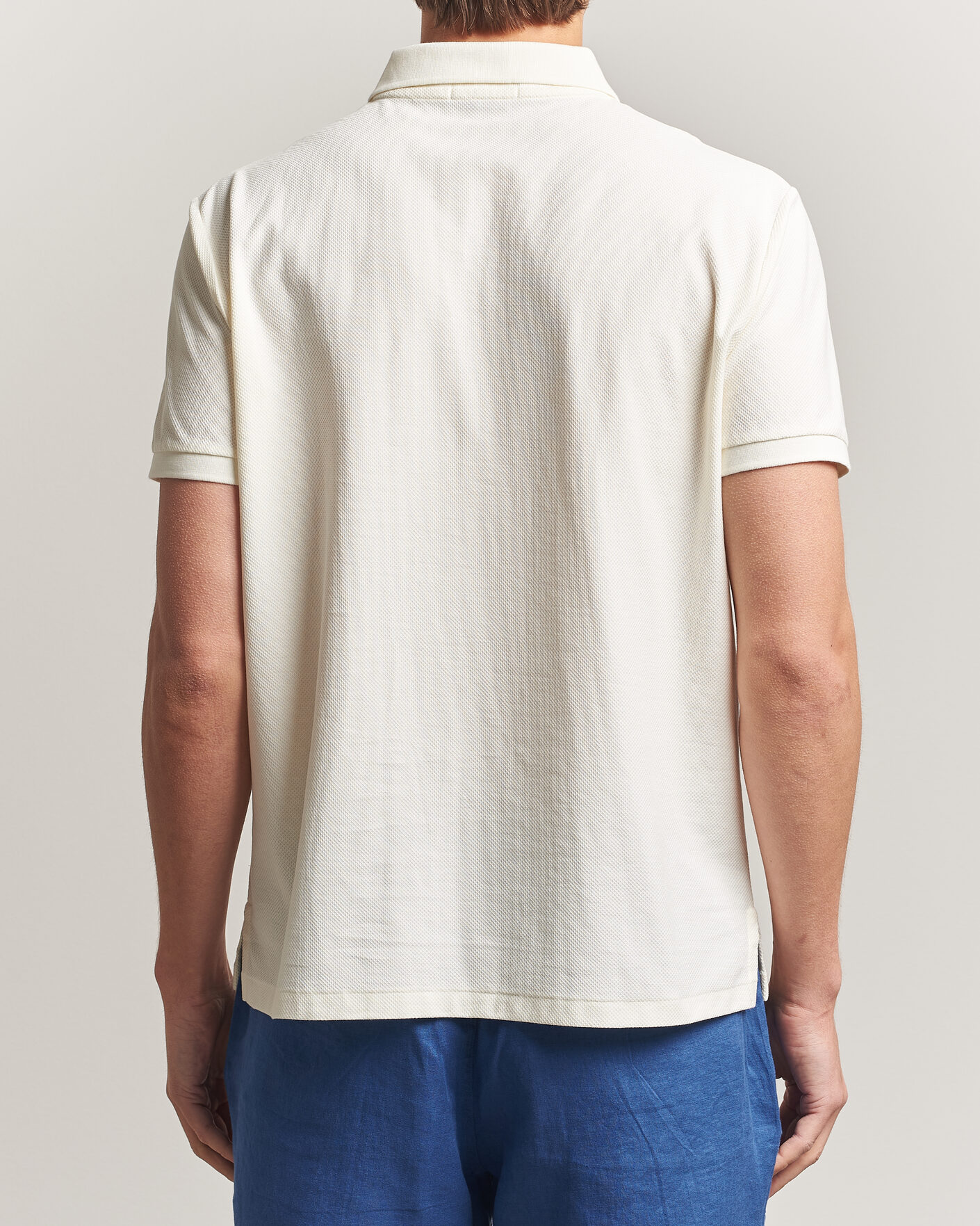 Herren | Poloshirts | Polo Ralph Lauren | Honeycomb Texture Polo Pale Cream