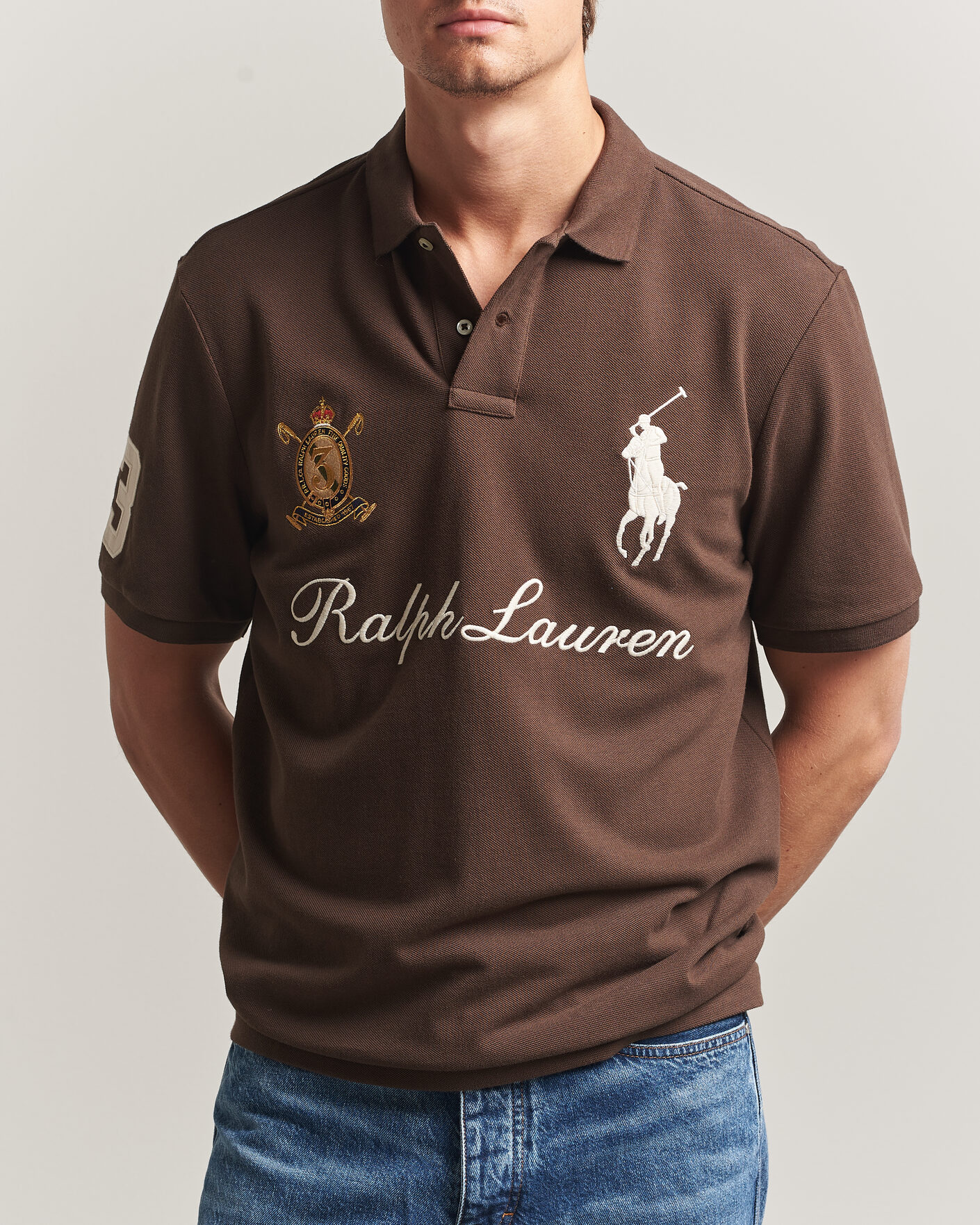 Herren | Poloshirts | Polo Ralph Lauren | Classic Fit Team Polo Nutmeg Brown