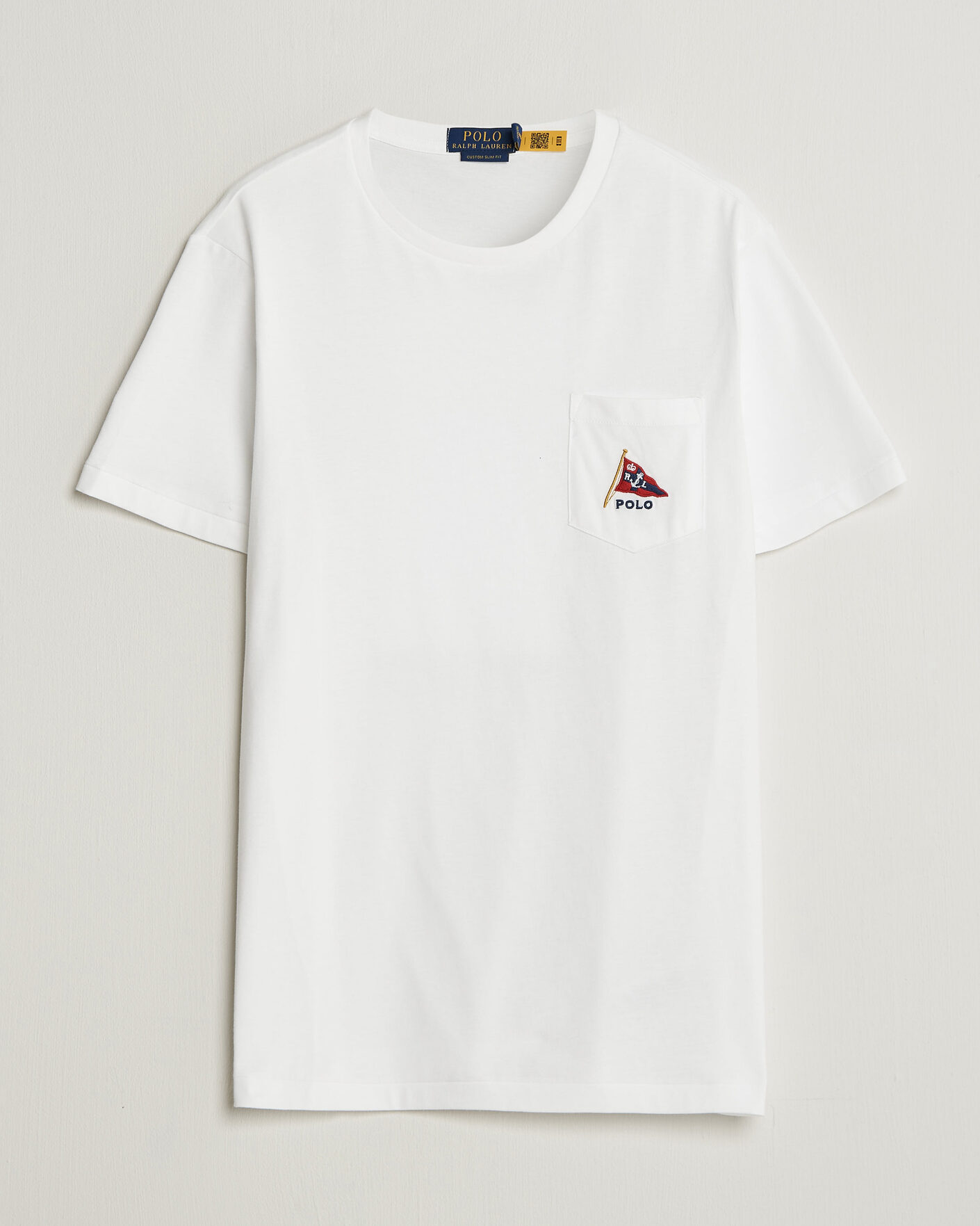 Herren | T-Shirts | Polo Ralph Lauren | Backprint Pocket Tee Newport Bear/White