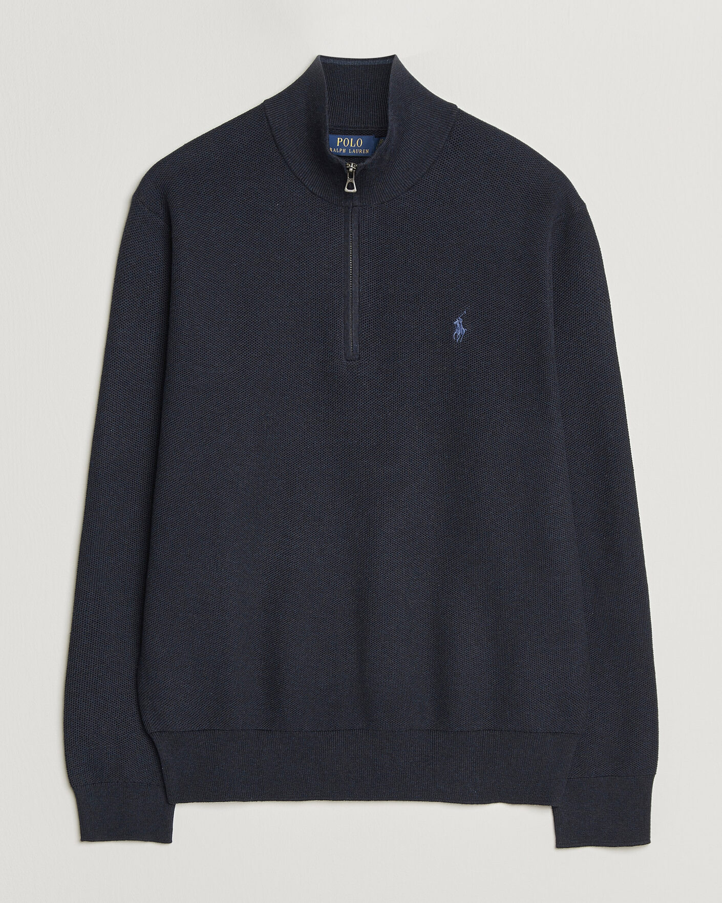 Herren | Pullover | Polo Ralph Lauren | Textued Half-Zip Navy Heather