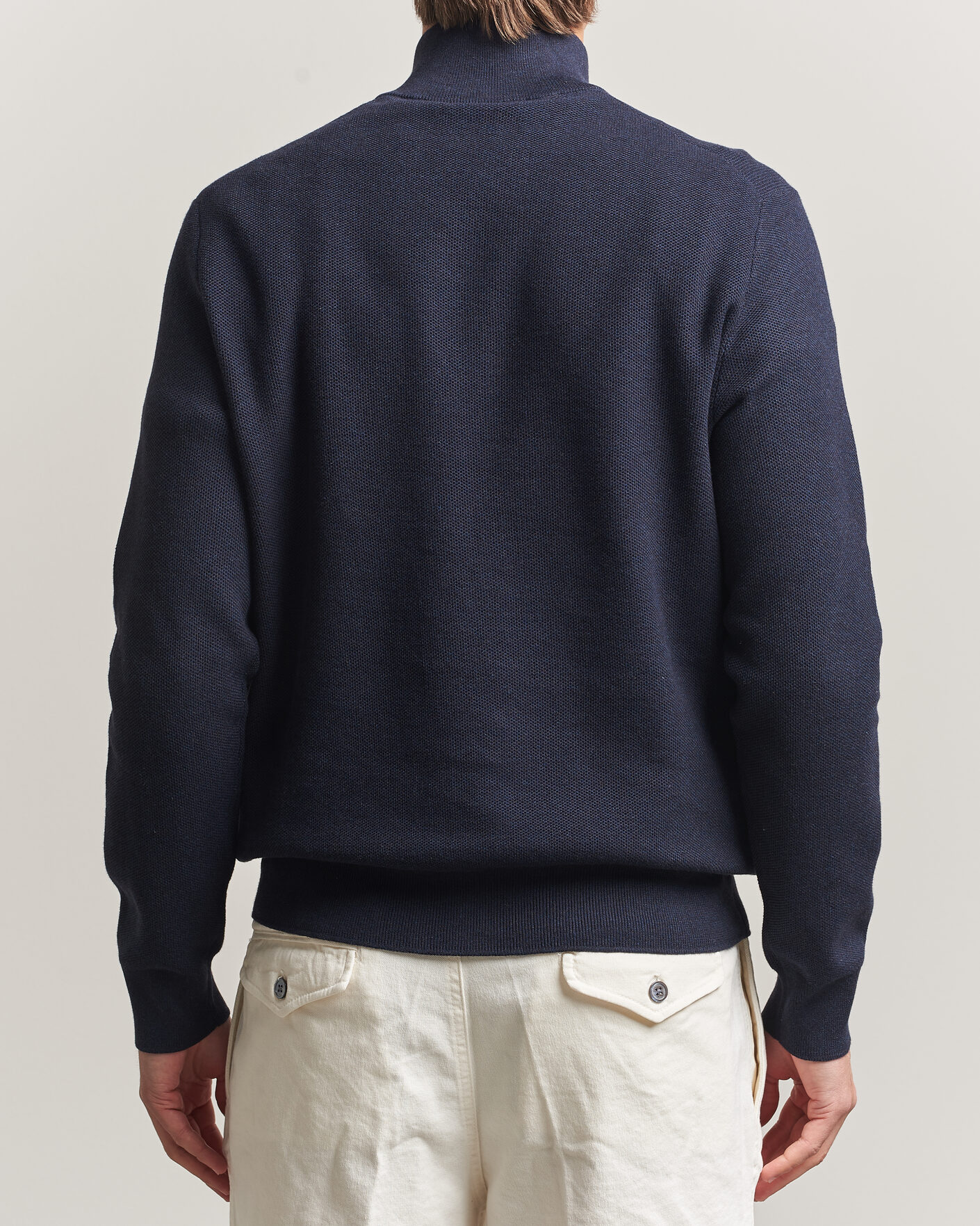 Herren | Pullover | Polo Ralph Lauren | Textued Half-Zip Navy Heather