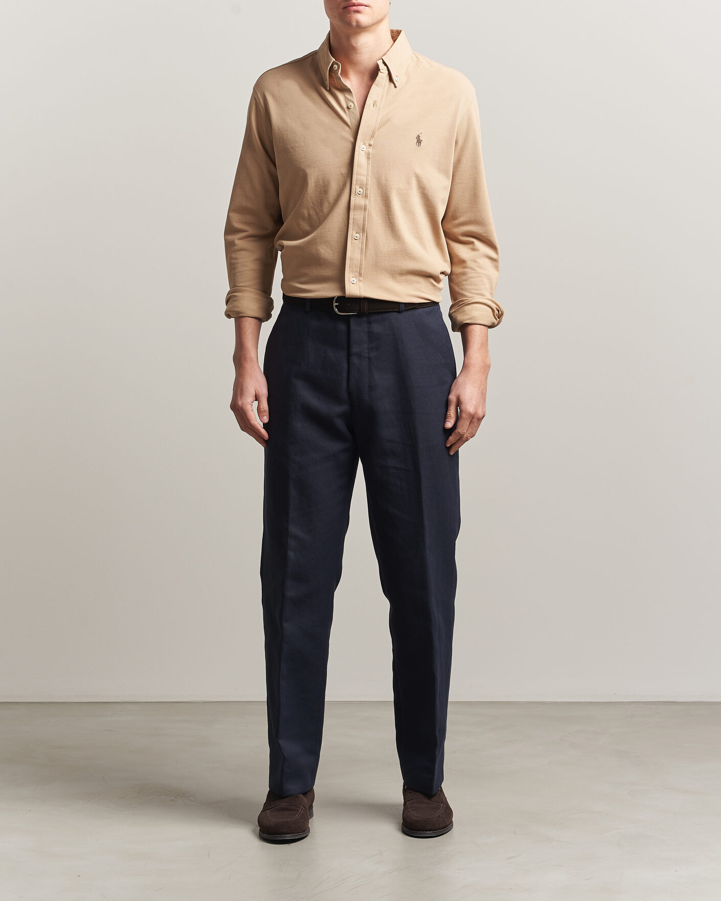 Herren | Hemden | Polo Ralph Lauren | Featherweight Mesh Shirt Vintage Khaki