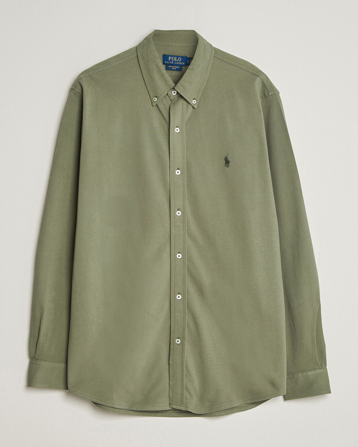 Herren | Hemden | Polo Ralph Lauren | Featherweight Mesh Shirt Cruise Olive