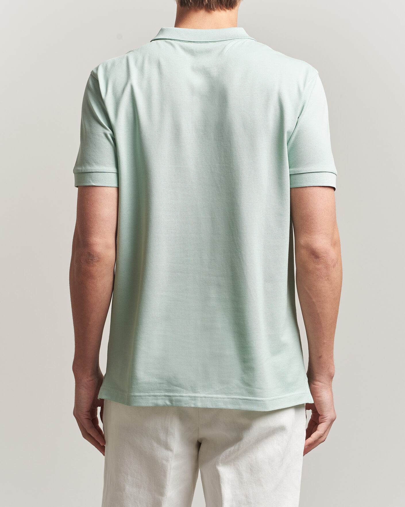 Herren | Poloshirts | Sunspel | Short Sleeve Pique Polo Laurel Green