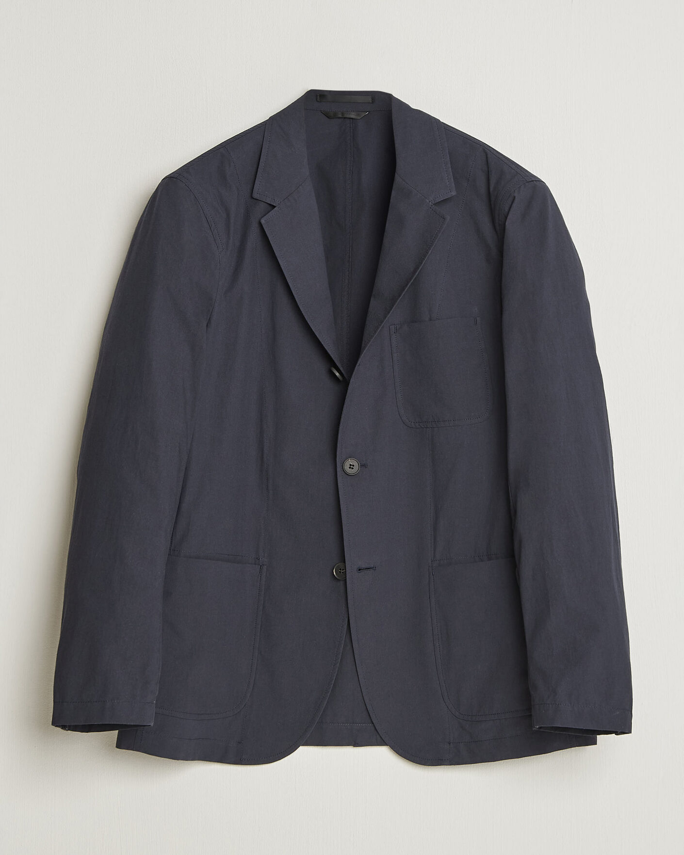 Herren | Sakkos | Sunspel | Lightweight Poplin Jacket Blazer Navy