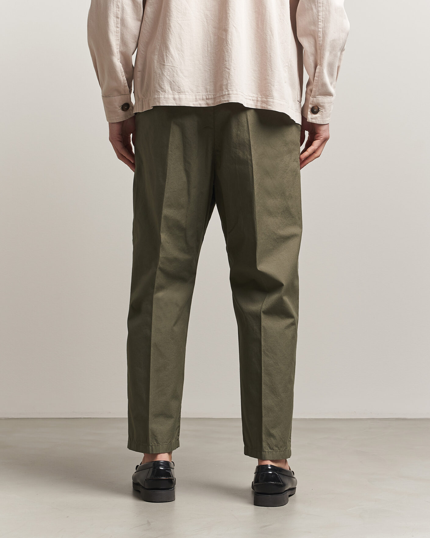 Herren | Hosen | Massimo Alba | Stan Pleated Chinos Military