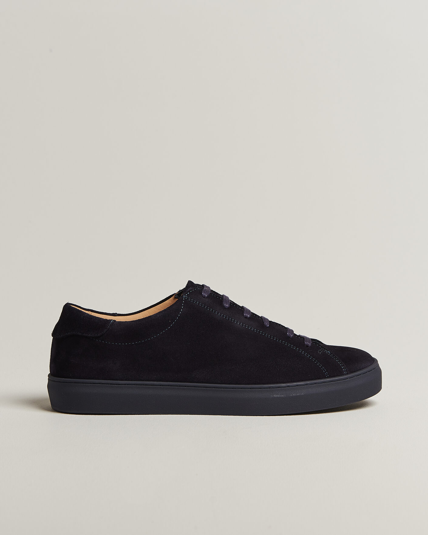 Herren | Sneaker | Myrqvist | Oaxen Monochrome III Sneakers Navy Suede