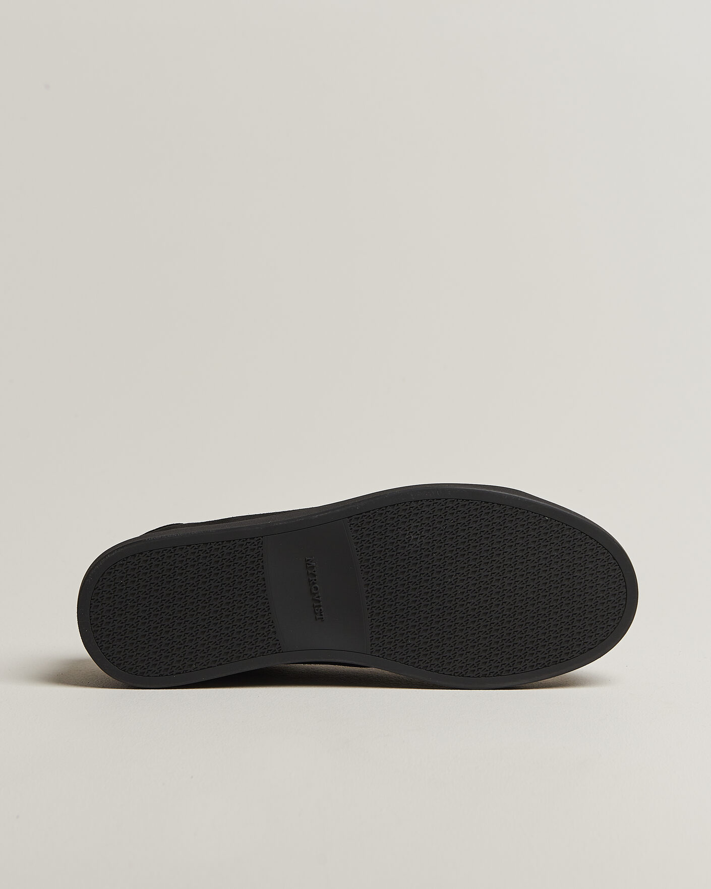 Herren | Sneaker | Myrqvist | Alnö Monochrome II Sneakers Black Suede