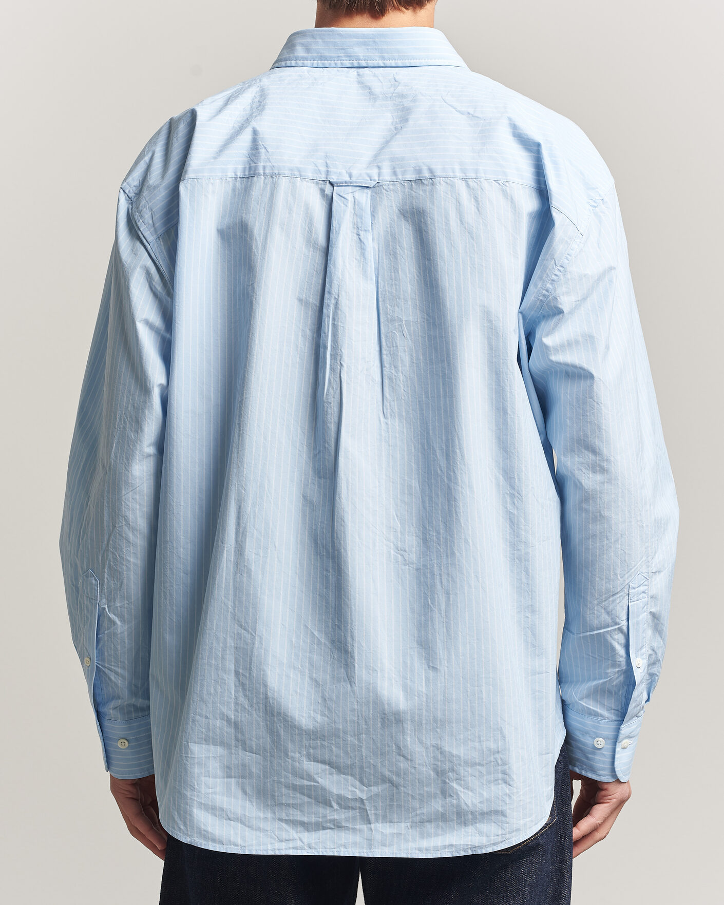 Herren | Hemden | Sunflower | New Base Shirt Light Blue Stripe