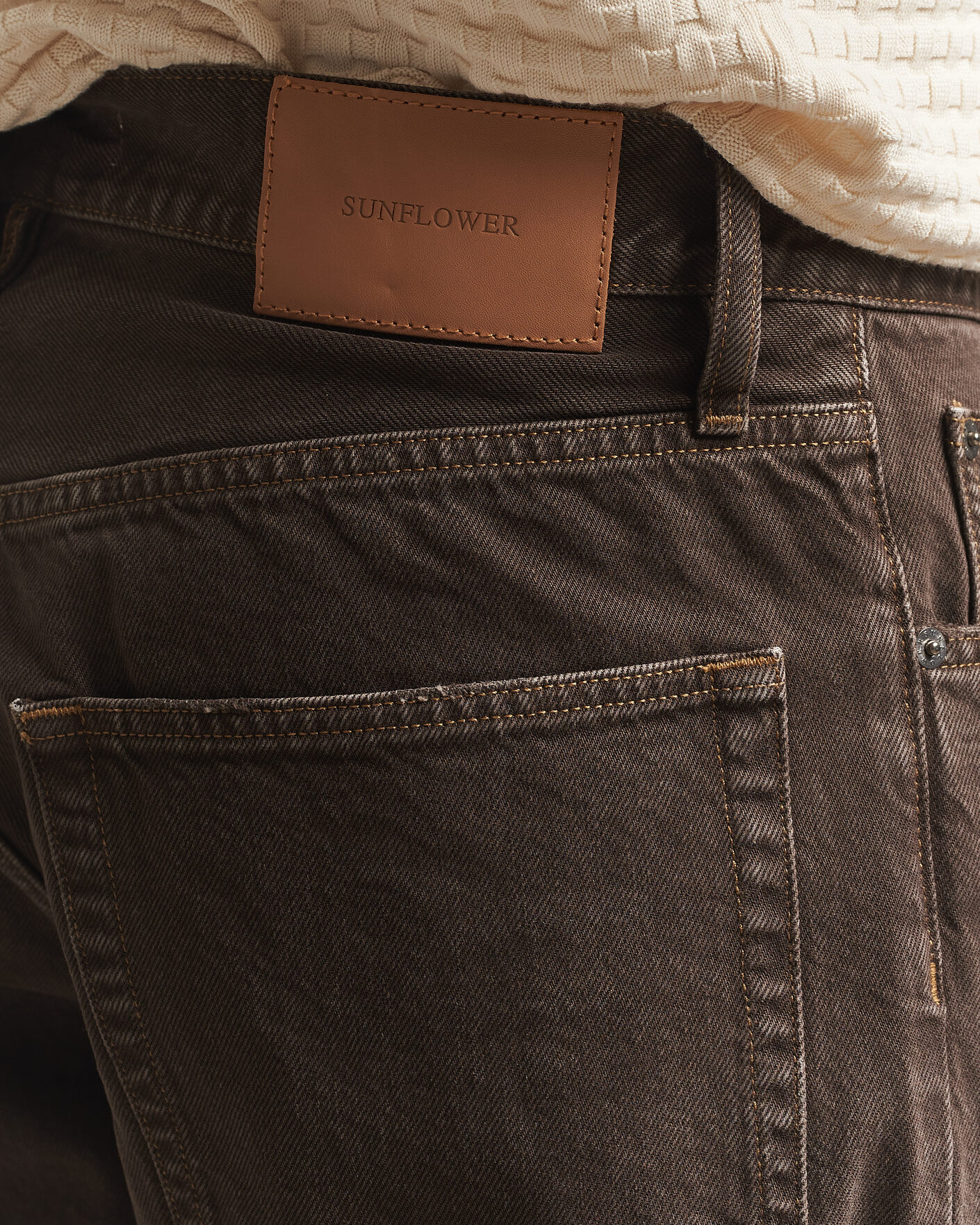 Herren | Jeans | Sunflower | Loose Jeans Vintage Brown