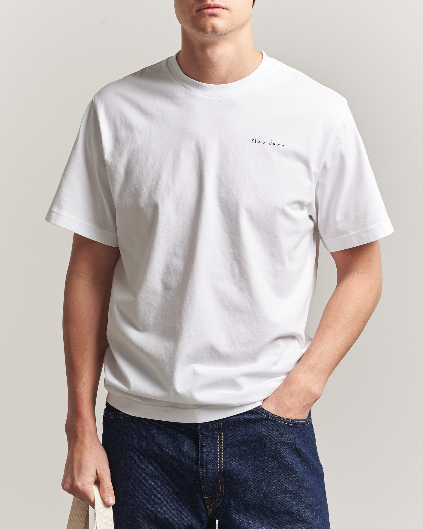 Herren | T-Shirts | Forét | Slow Down T-Shirt White