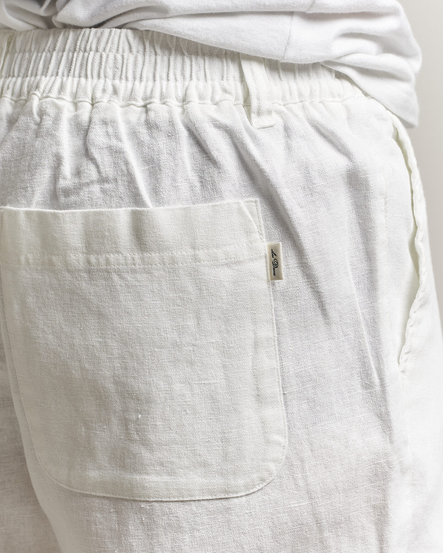 Herren | Hosen | LES DEUX | Linen Comfort Suit Pants White