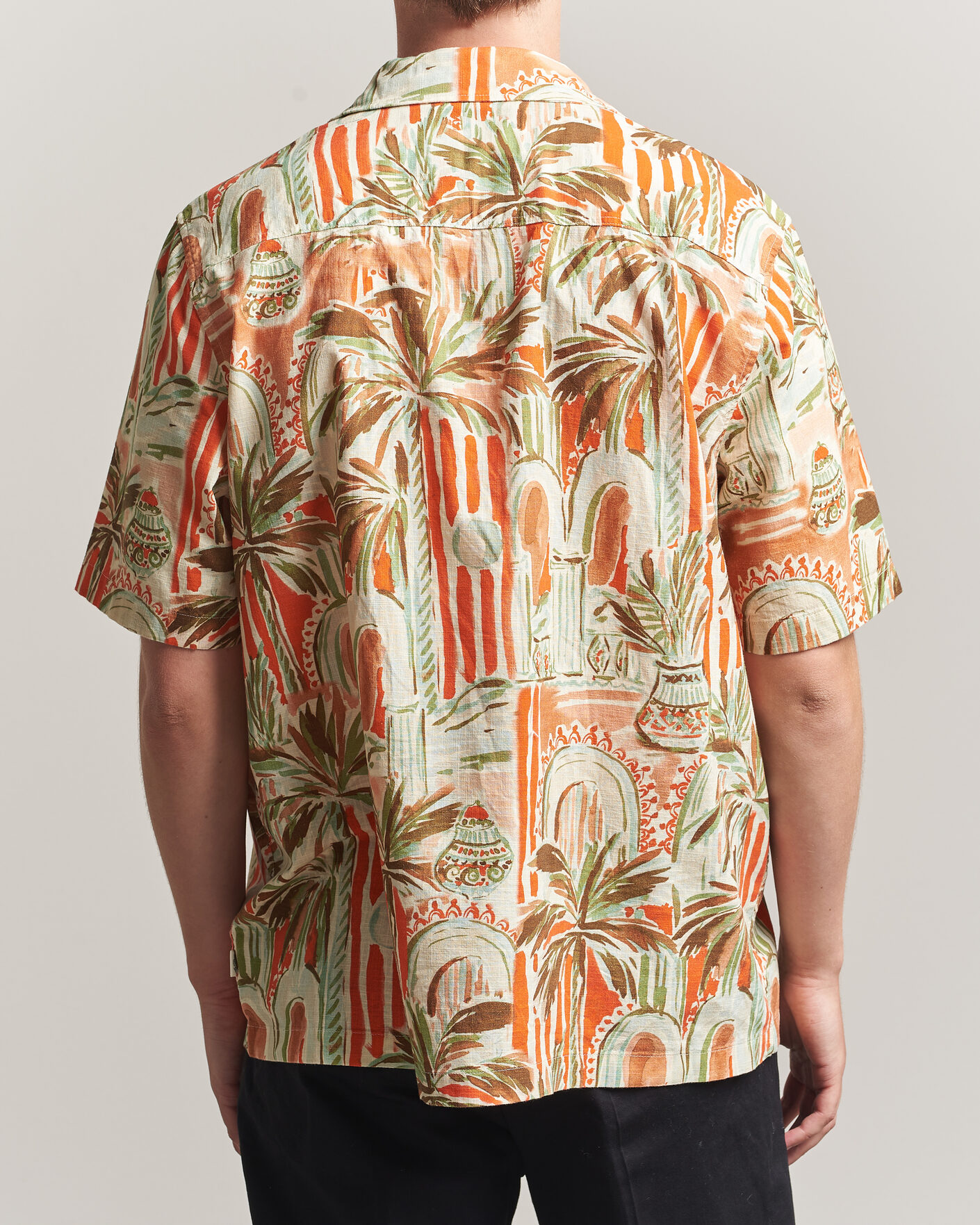 Herren | Hemden | LES DEUX | Palm AOP Short Sleeve Shirt Multi