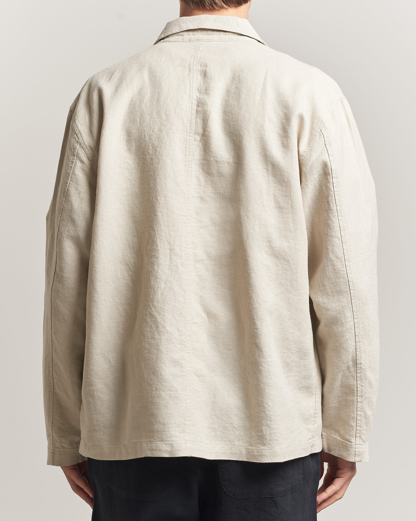 Herren | Hemden | LES DEUX | Linen Overshirt Light Sand