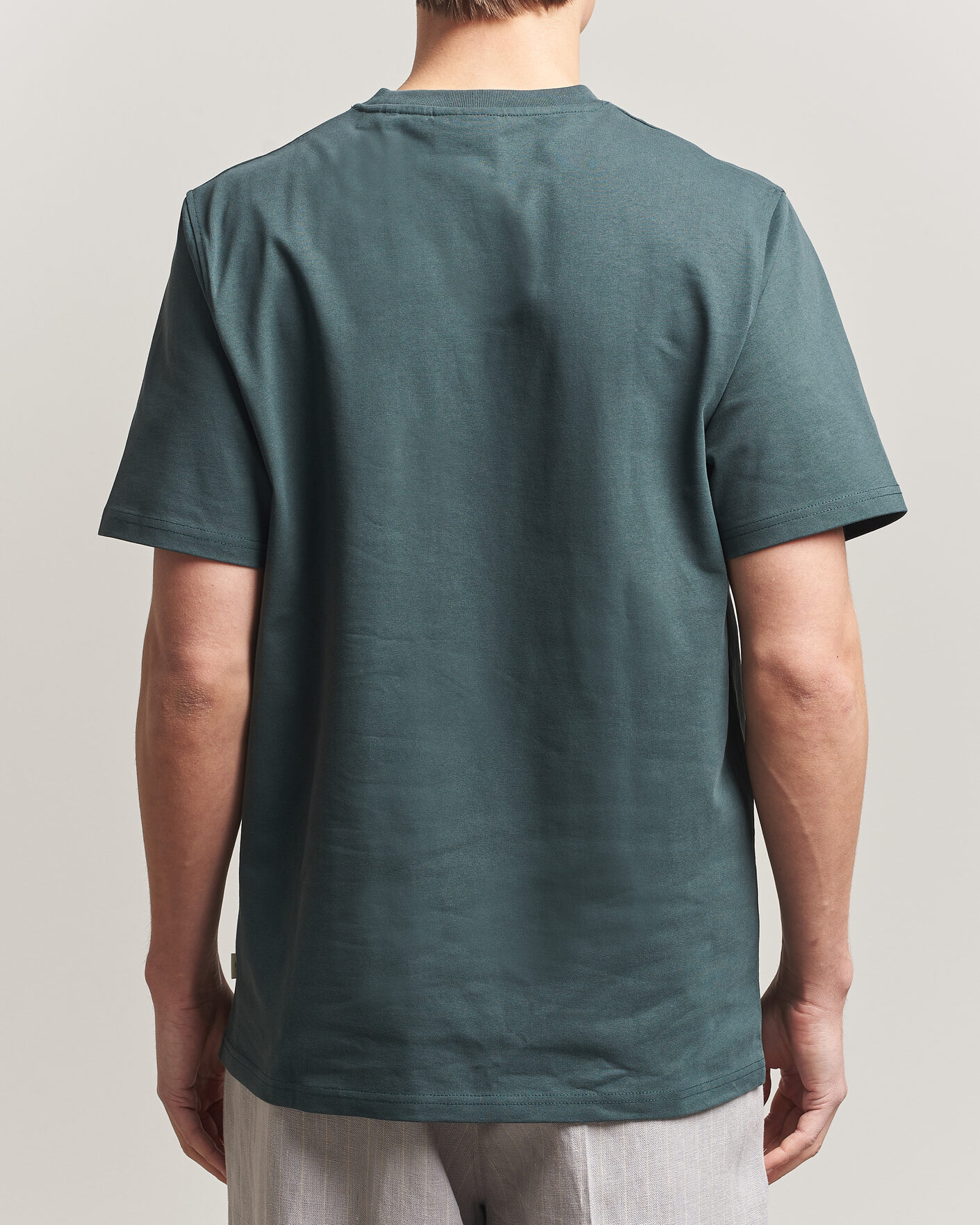 Herren | T-Shirts | LES DEUX | Court Printed T-Shirt Pine Green