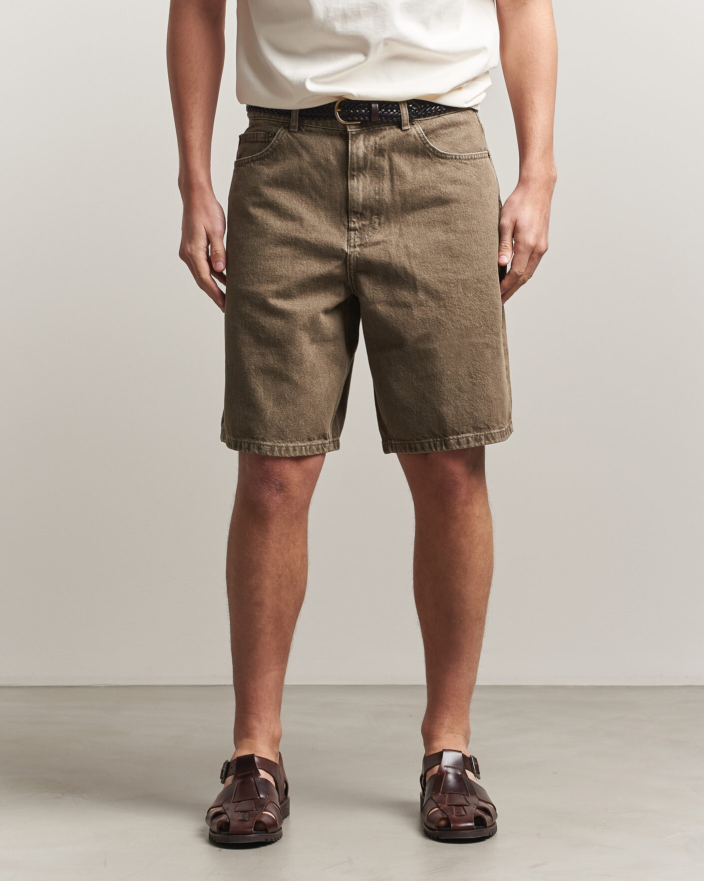 Herren | Shorts | LES DEUX | Denim Shorts Light Brown