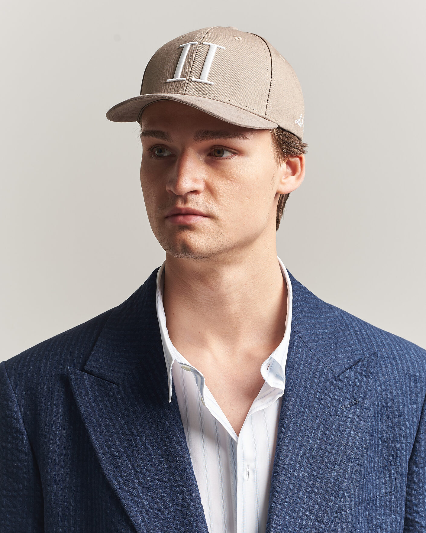 Herren | Hüte & Mützen | LES DEUX | Baseball Cap Suede II Desert Taupe Beige