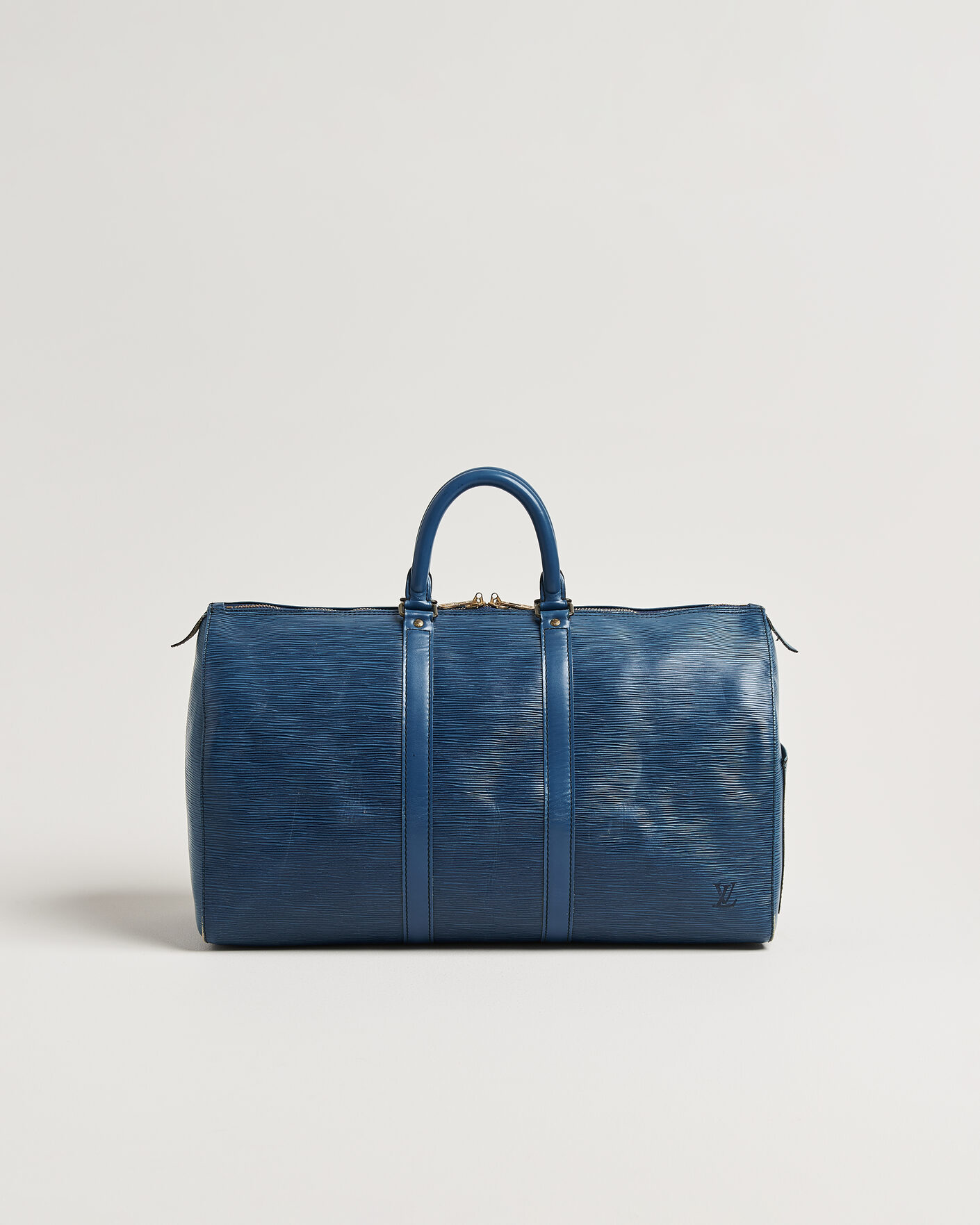 Herren | Pre-Owned & Vintage Bags | Louis Vuitton Pre-Owned | Keepall 45 Epi Leather Blue