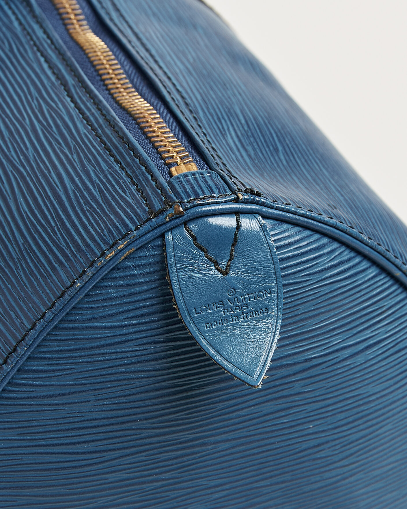 Herren | Pre-Owned & Vintage Bags | Louis Vuitton Pre-Owned | Keepall 45 Epi Leather Blue