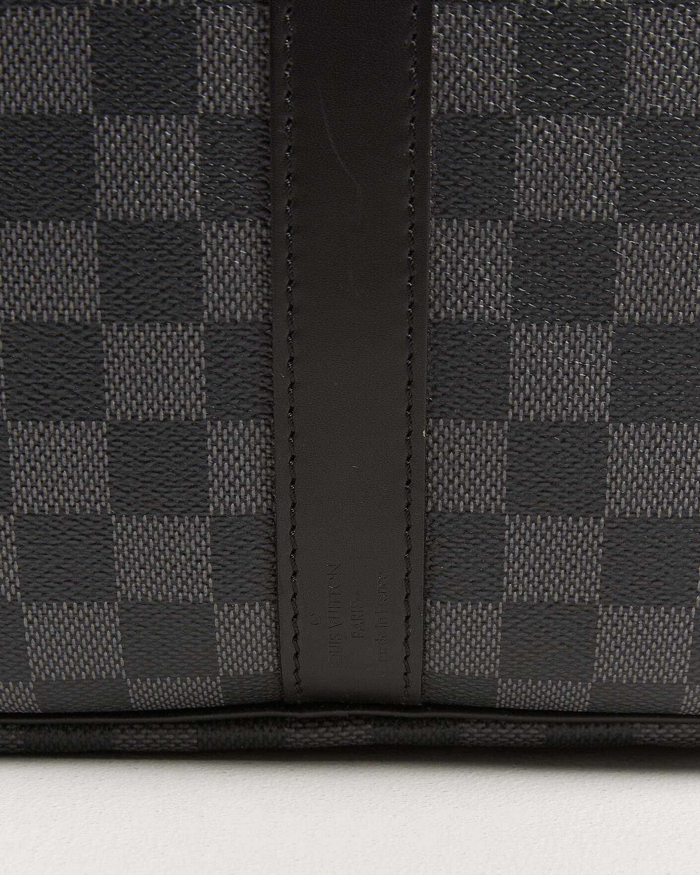 Herren | Pre-Owned & Vintage Bags | Louis Vuitton Pre-Owned | Keepall Bandouliére 55 Damier Graphite