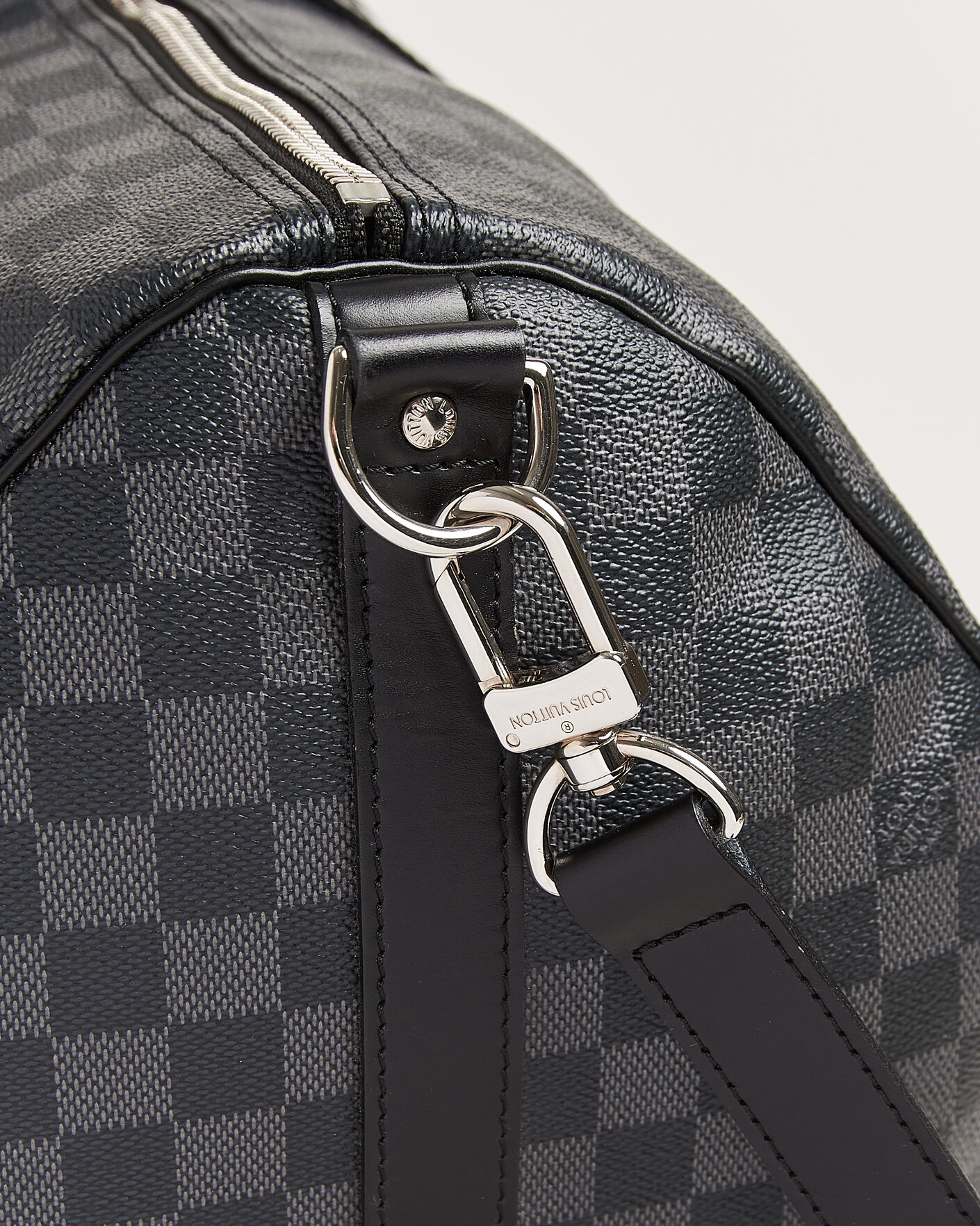 Herren | Pre-Owned & Vintage Bags | Louis Vuitton Pre-Owned | Keepall Bandouliére 55 Damier Graphite