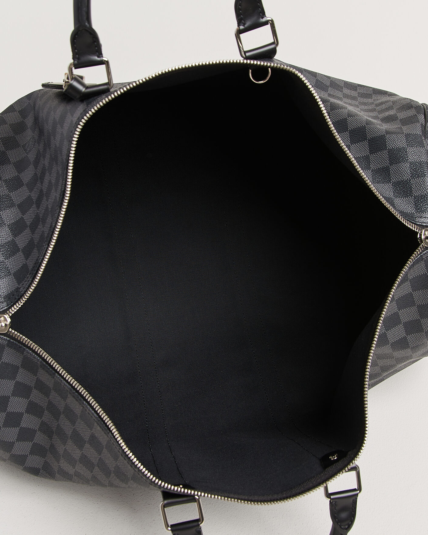 Herren | Pre-Owned & Vintage Bags | Louis Vuitton Pre-Owned | Keepall Bandouliére 55 Damier Graphite