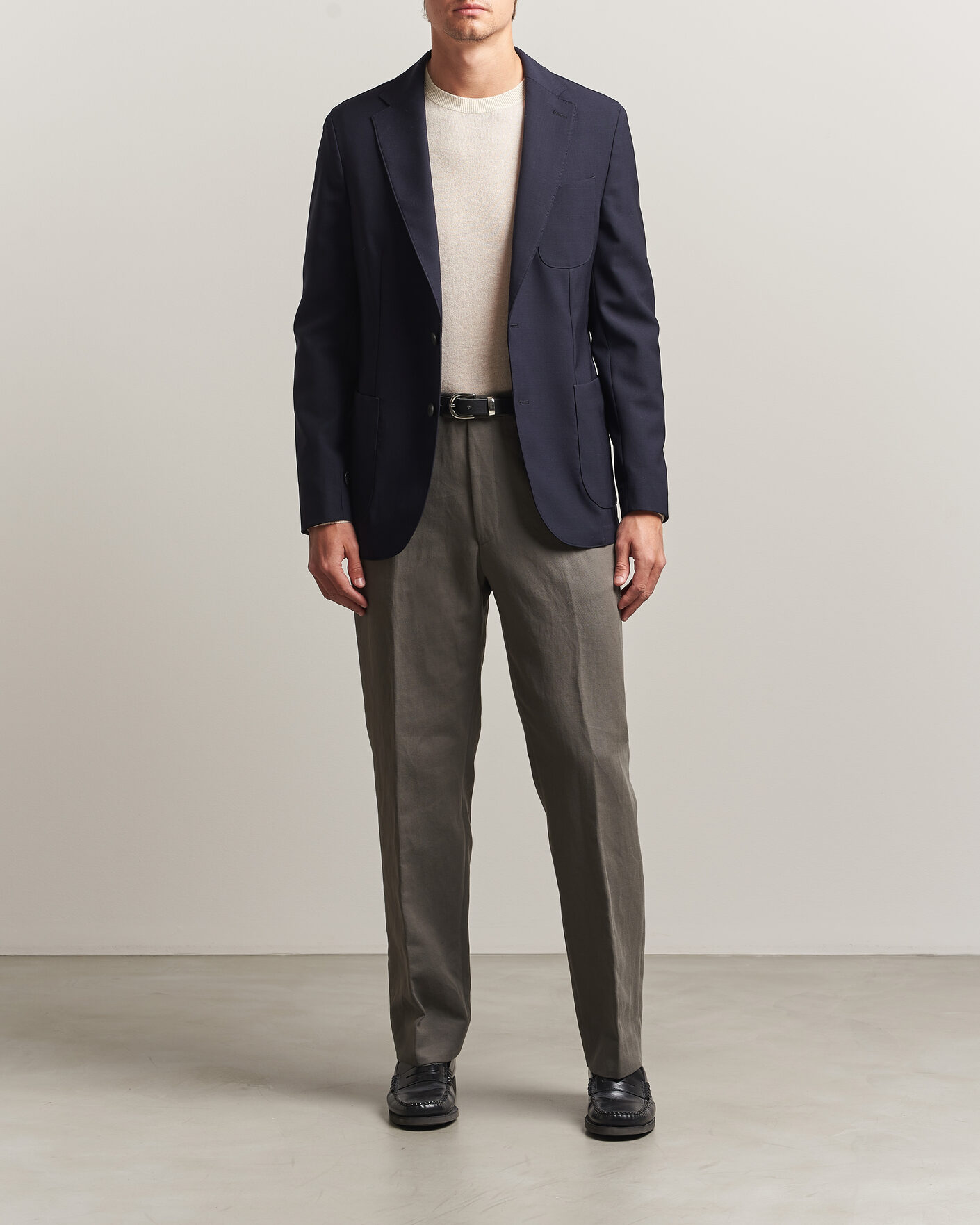 Herren | Sakkos | BOSS BLACK | Hanry Wool Patch Pocket Blazer Dark Blue