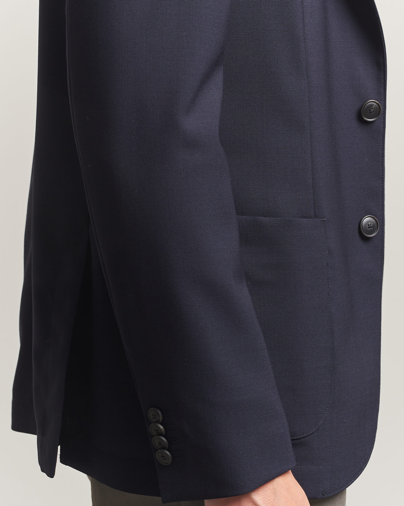 Herren | Sakkos | BOSS BLACK | Hanry Wool Patch Pocket Blazer Dark Blue