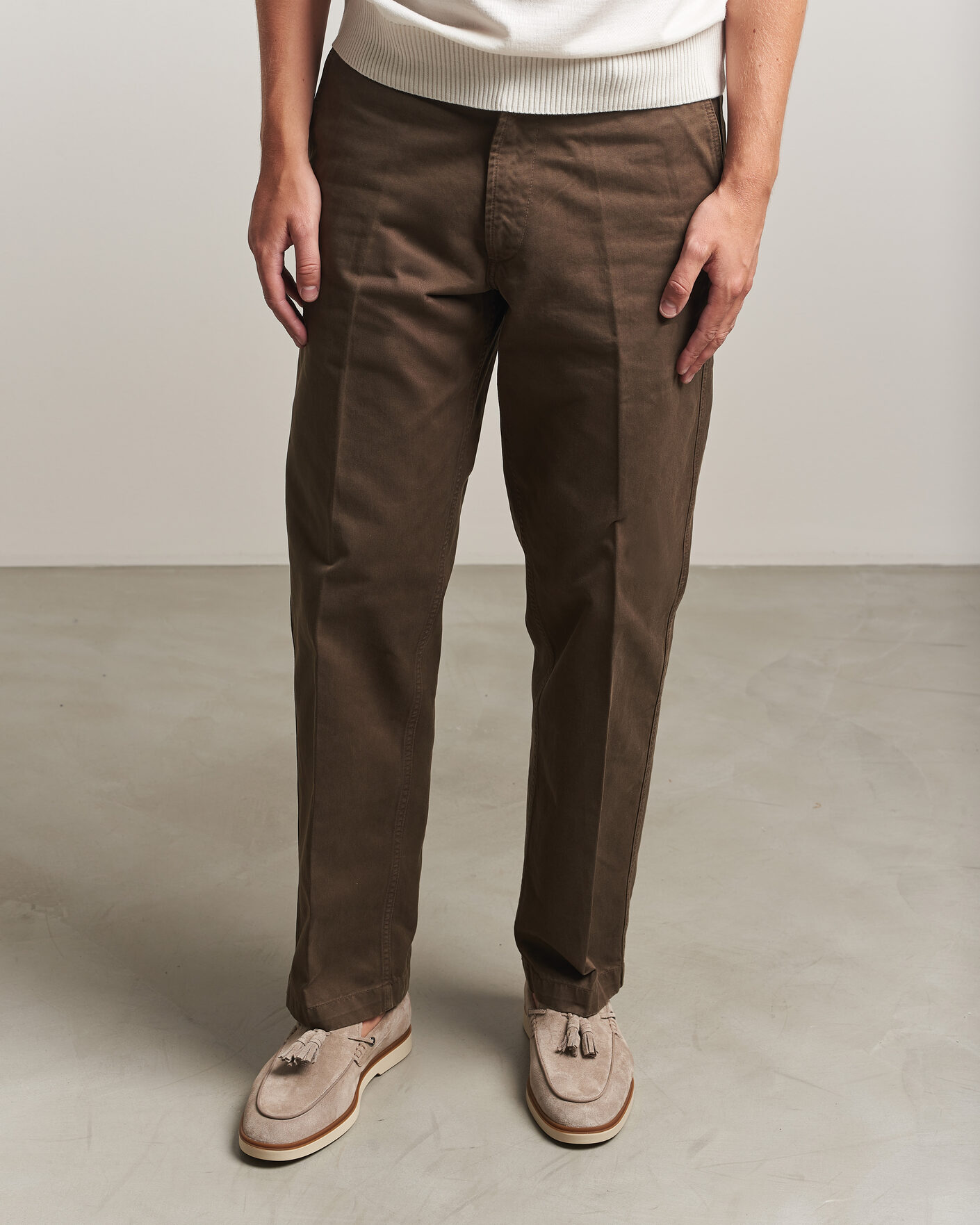 Herren | Loafer | BOSS BLACK | Hedley Suede Tassle Loafer Dark Beige