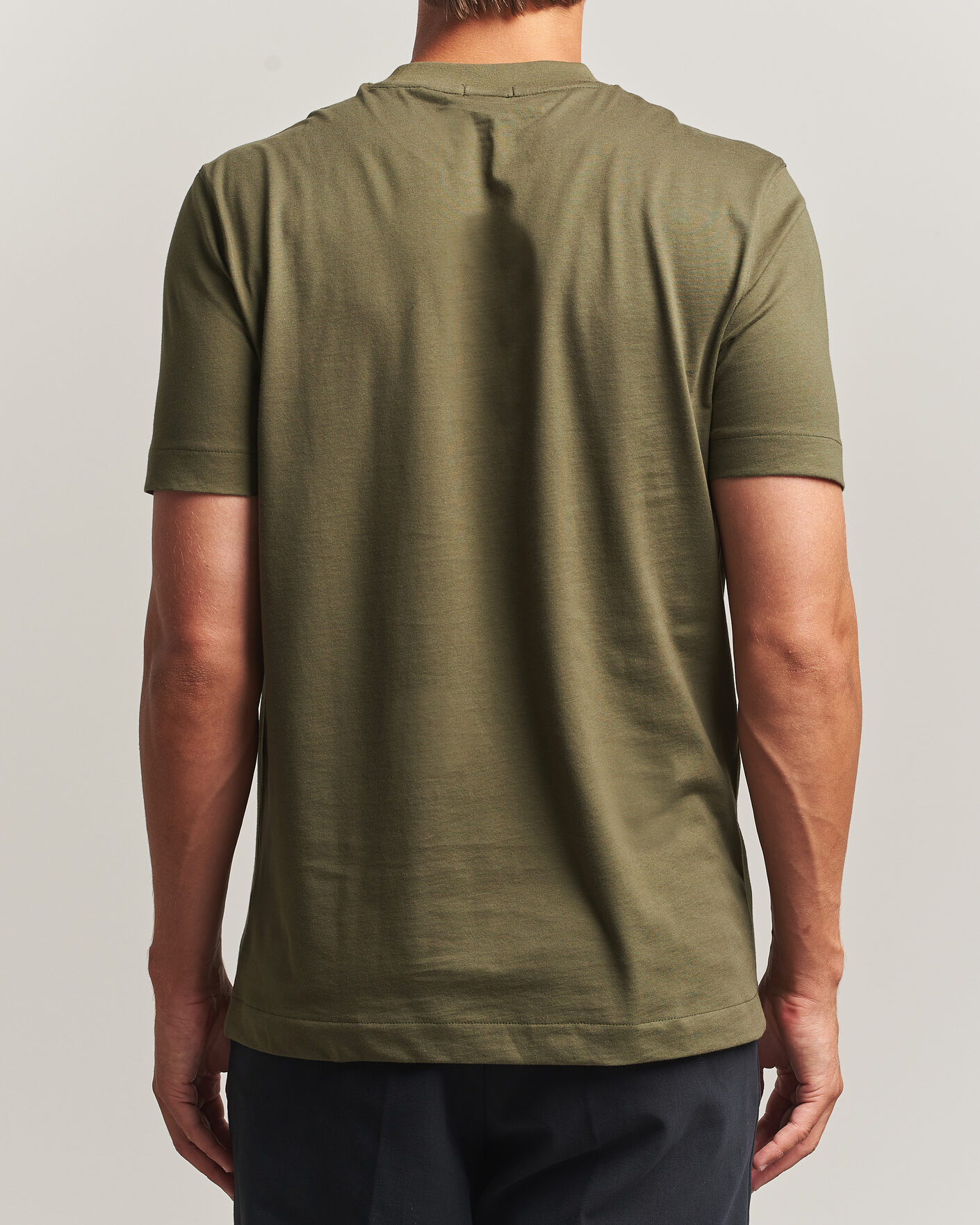 Herren | T-Shirts | BOSS BLACK | Thompson Crew Neck T-Shirt Open Green