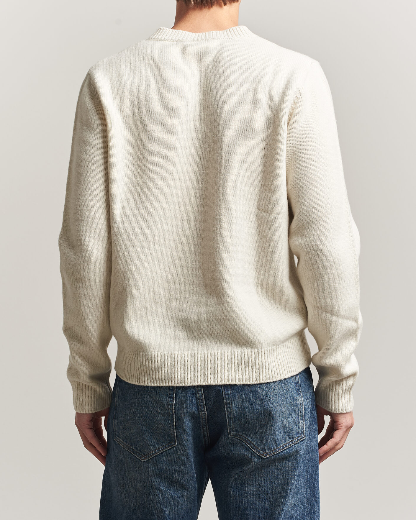 Herren | Pullover | A.P.C. | Edmond Wool Knitted Sweater Ecru