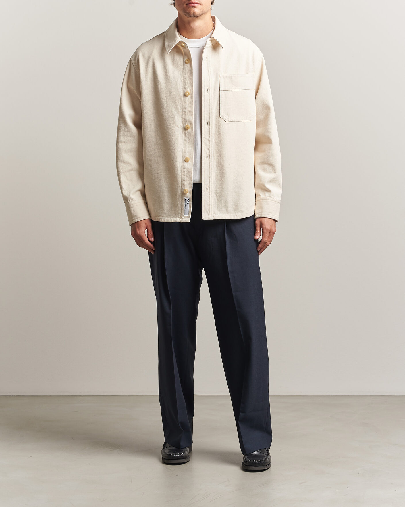 Herren | Hemden | A.P.C. | Basile Overshirt Off White