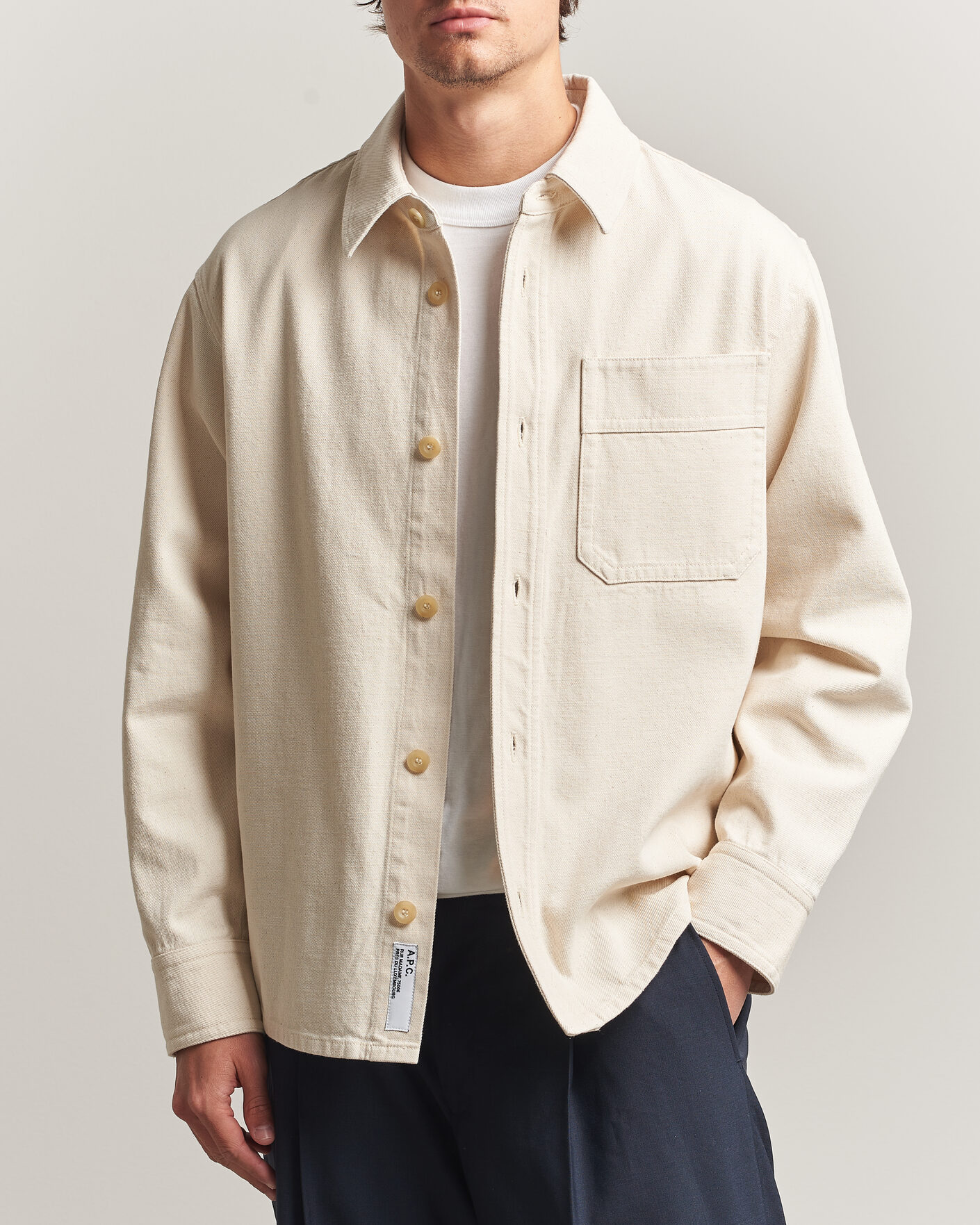 Herren | Hemden | A.P.C. | Basile Overshirt Off White