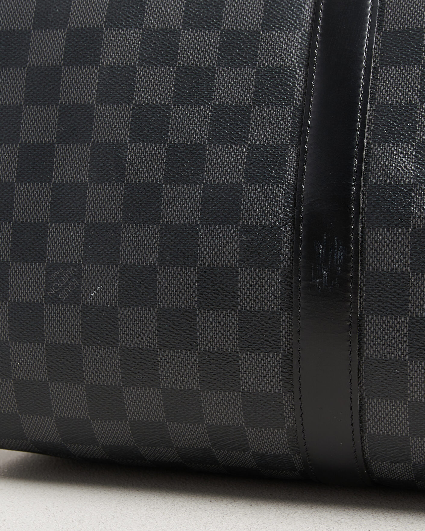 Herren | Pre-Owned & Vintage Bags | Louis Vuitton Pre-Owned | Keepall Bandouliére 45 Damier Graphite