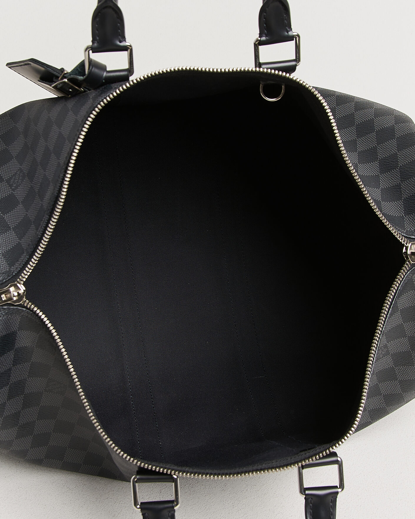 Herren | Pre-Owned & Vintage Bags | Louis Vuitton Pre-Owned | Keepall Bandouliére 45 Damier Graphite