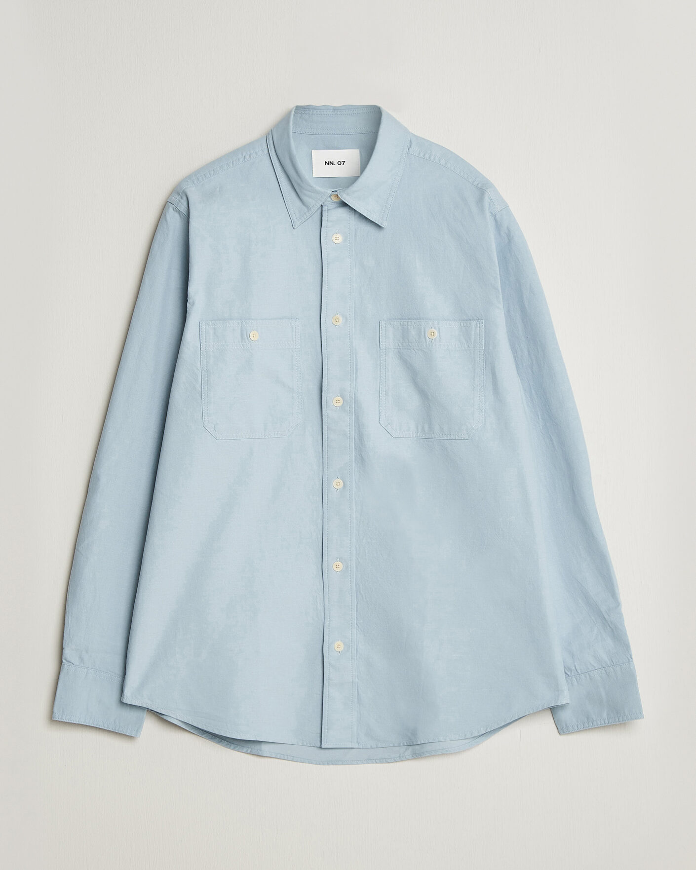 Herren | Hemden | NN07 | Colby Twill Overshirt Sky Mist