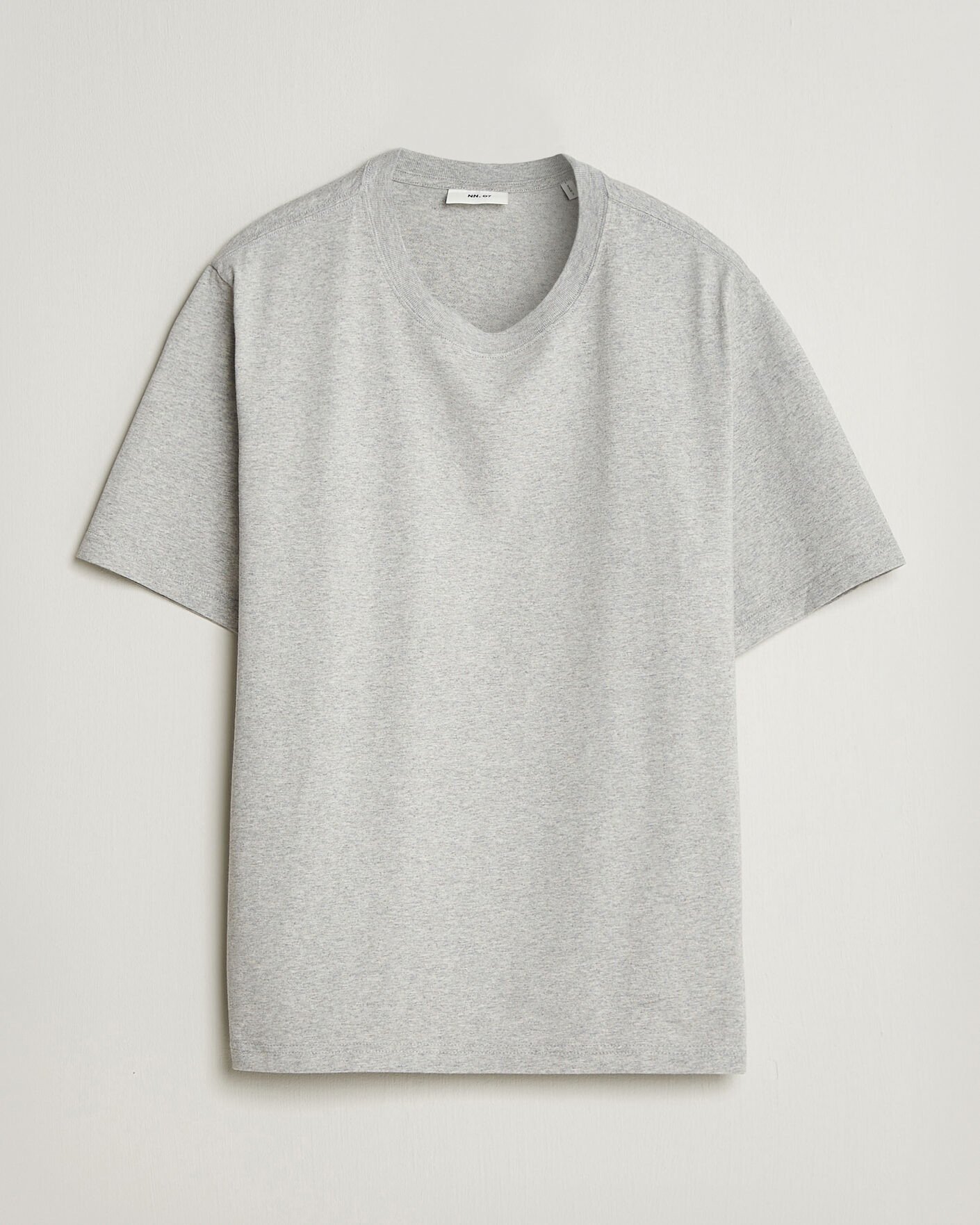 Herren | T-Shirts | NN07 | Jett Printed HQ T-Shirt Grey Melange