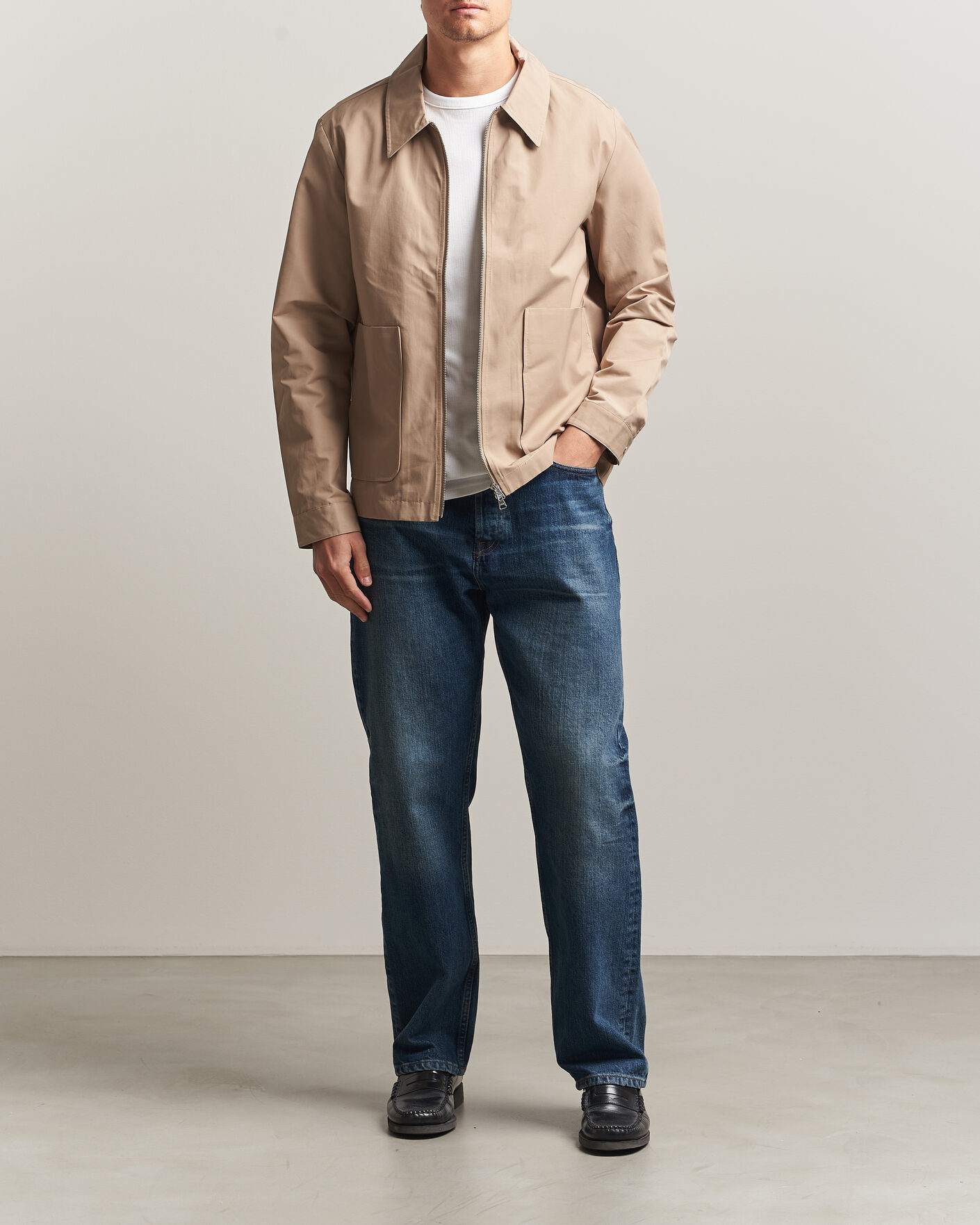 Herren | Jacken | NN07 | Gael Cotton Twill Jacket Desert Khaki