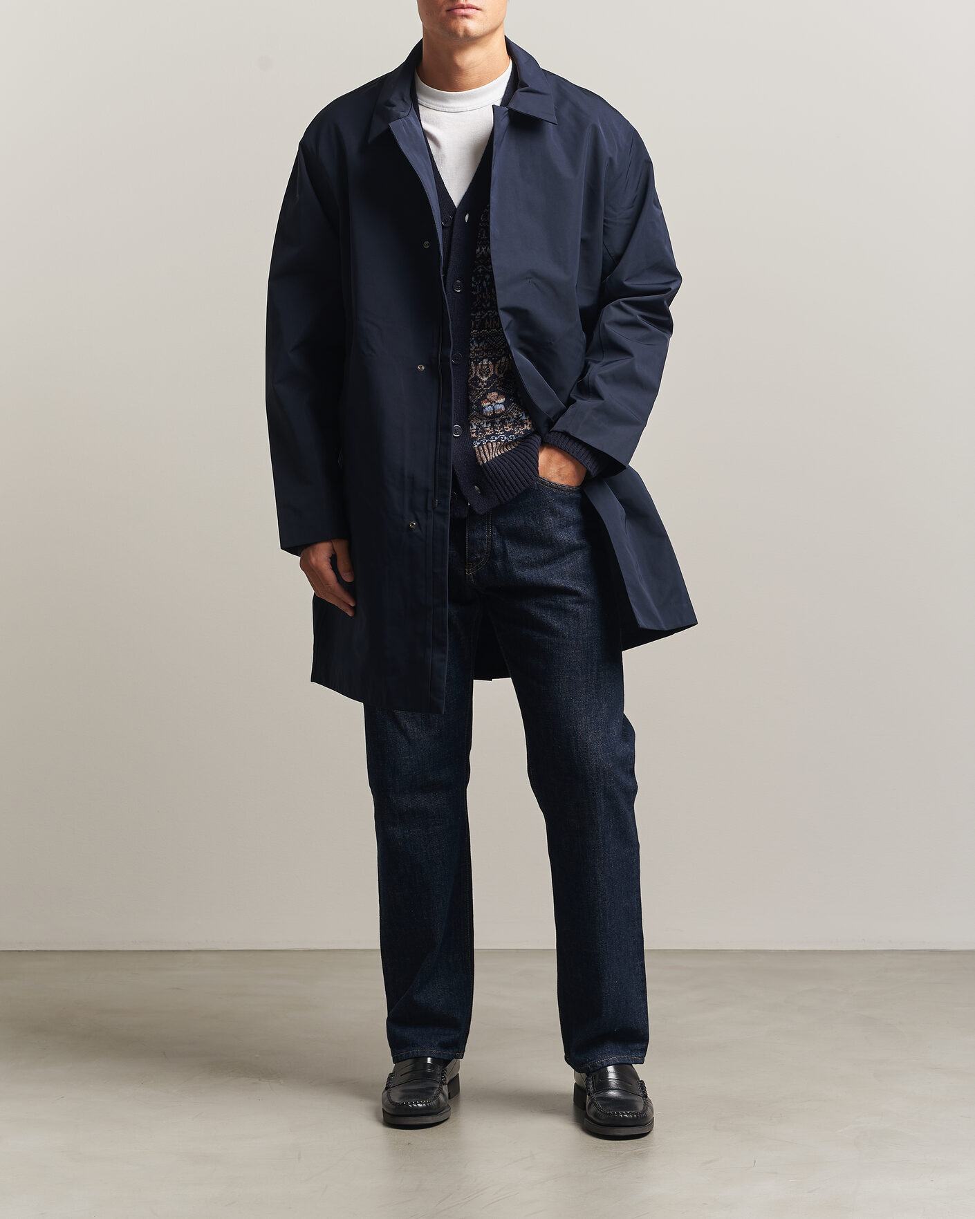 Herren | Jacken | NN07 | Steve Technical Coat Deep Navy
