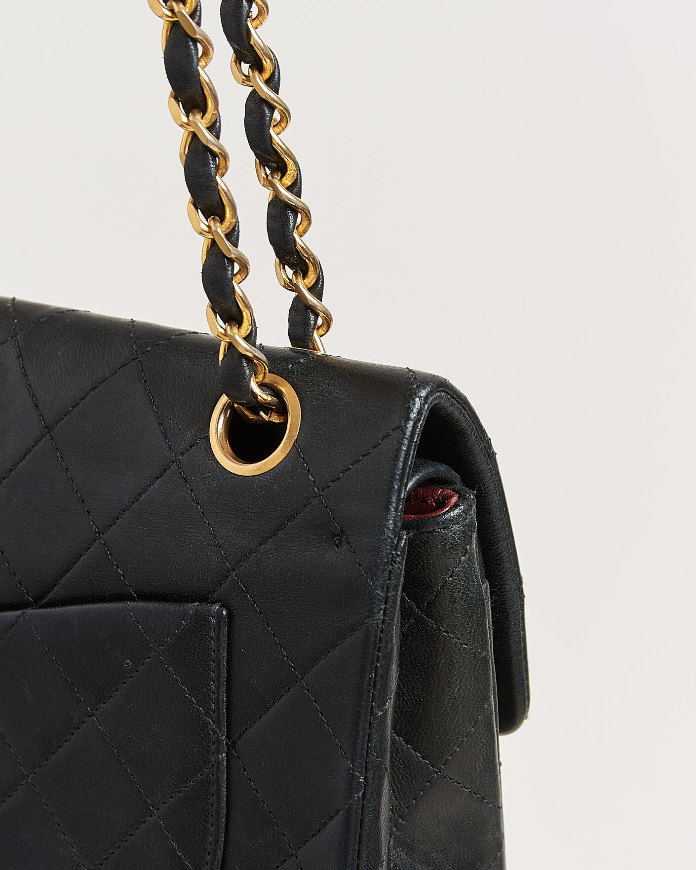 Herren | Pre-Owned & Vintage Bags | Chanel Pre-Owned | Classic Small Double Flap Bag Black