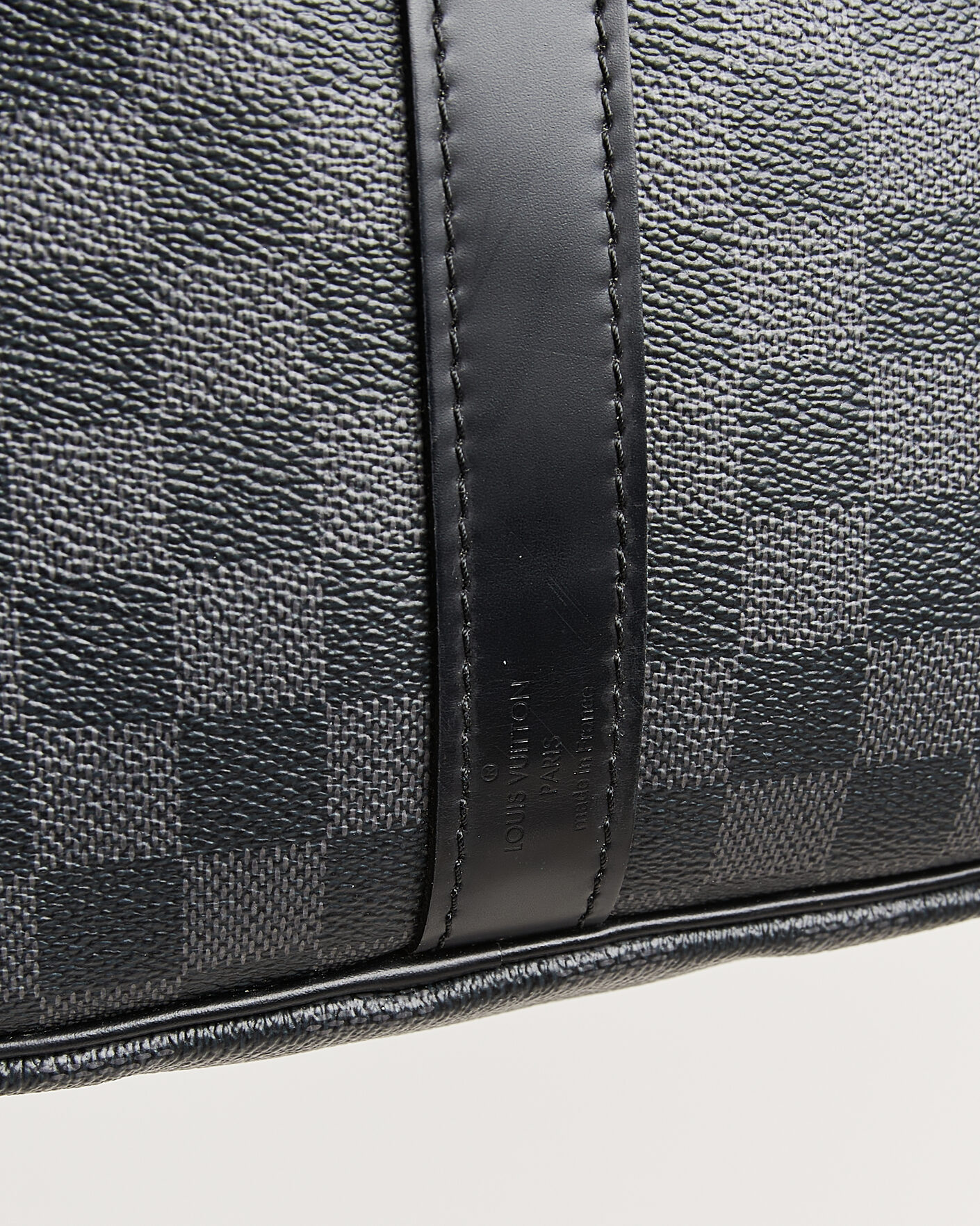 Herren | Pre-Owned & Vintage Bags | Louis Vuitton Pre-Owned | Keepall 45 Bandouliére Damier Graphite