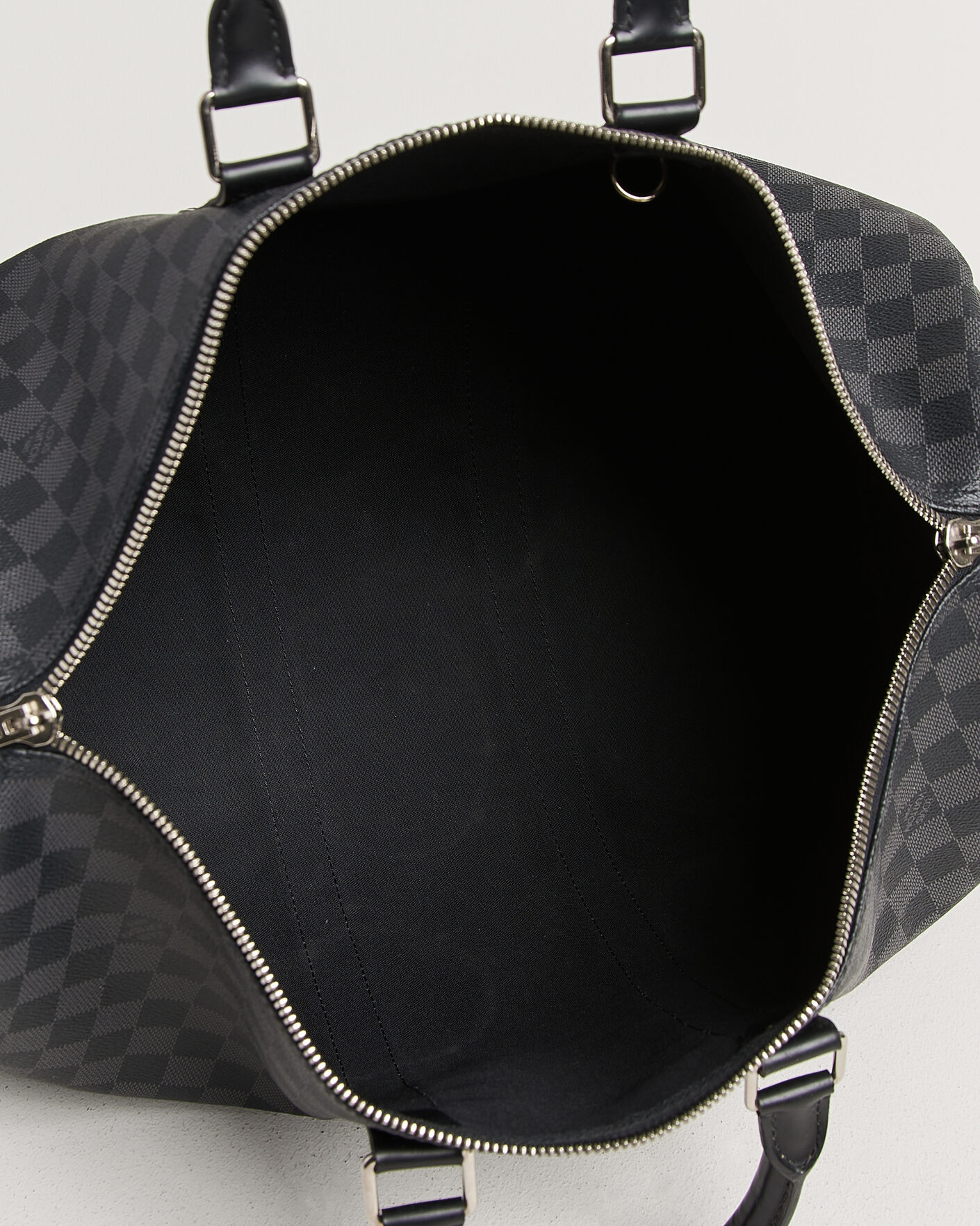 Herren | Pre-Owned & Vintage Bags | Louis Vuitton Pre-Owned | Keepall 45 Bandouliére Damier Graphite
